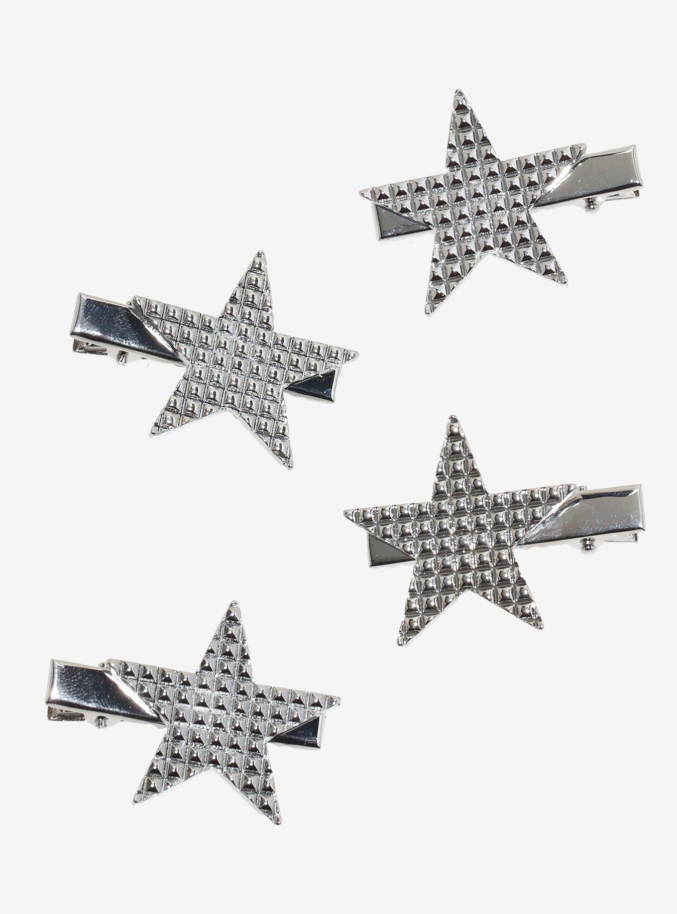 Social Collision Star Hair Clip Set, , hi-res