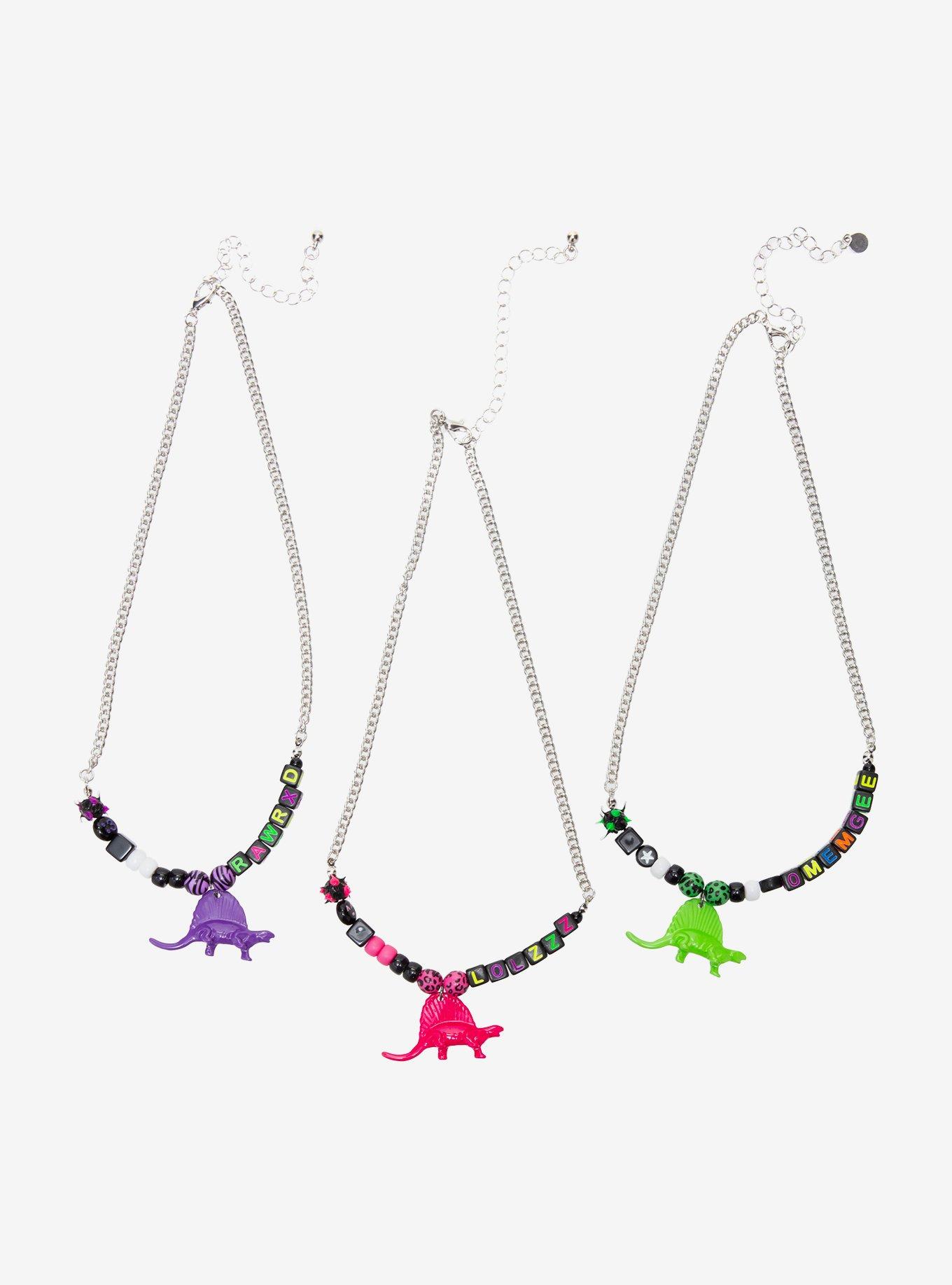 Scene Dino Necklace Set, , hi-res