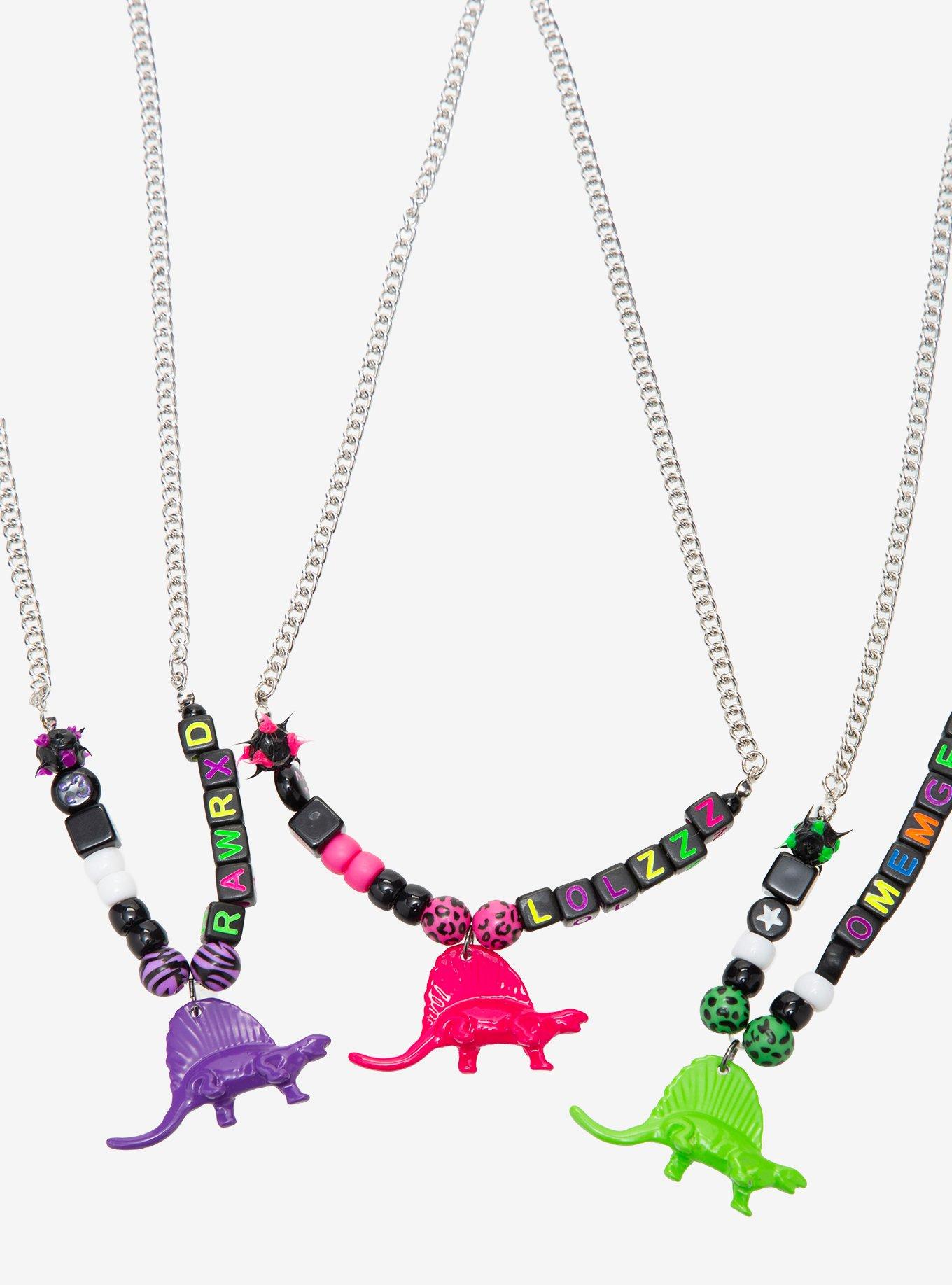 Scene Dino Necklace Set, , alternate - view 3