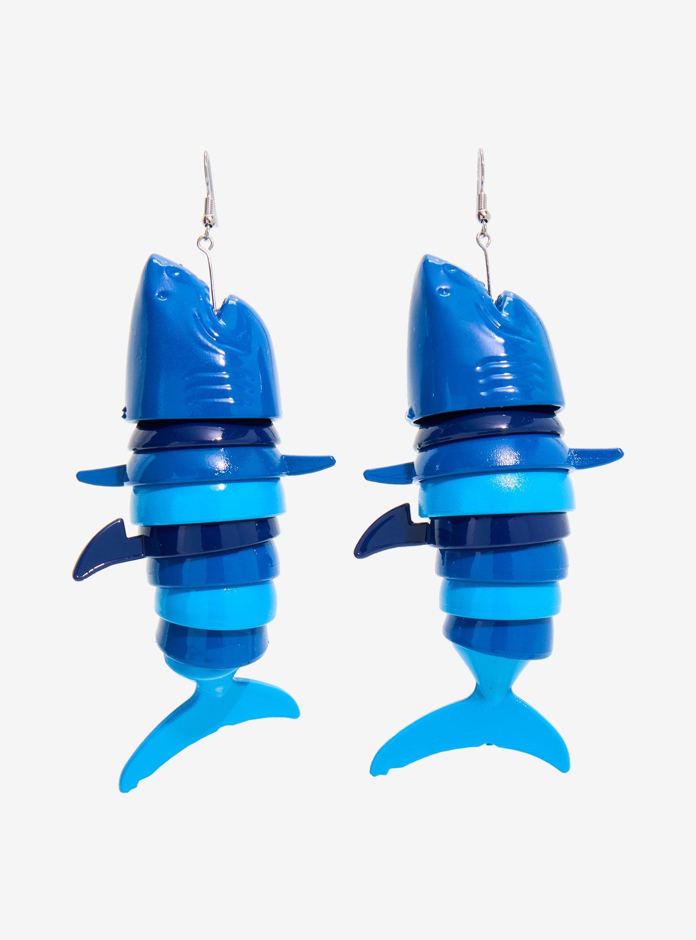 Shark Fidget Earrings, , alternate - view 3