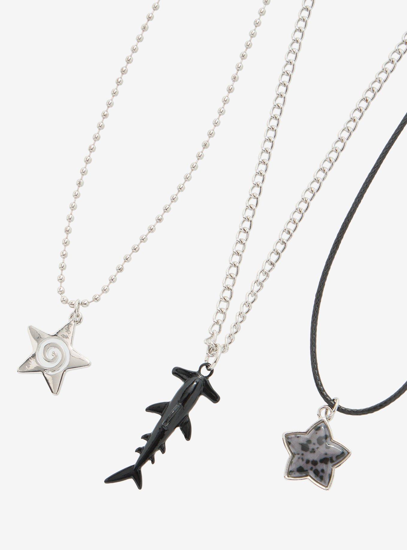 Hammerhead Shark Stars Necklace Set, , hi-res