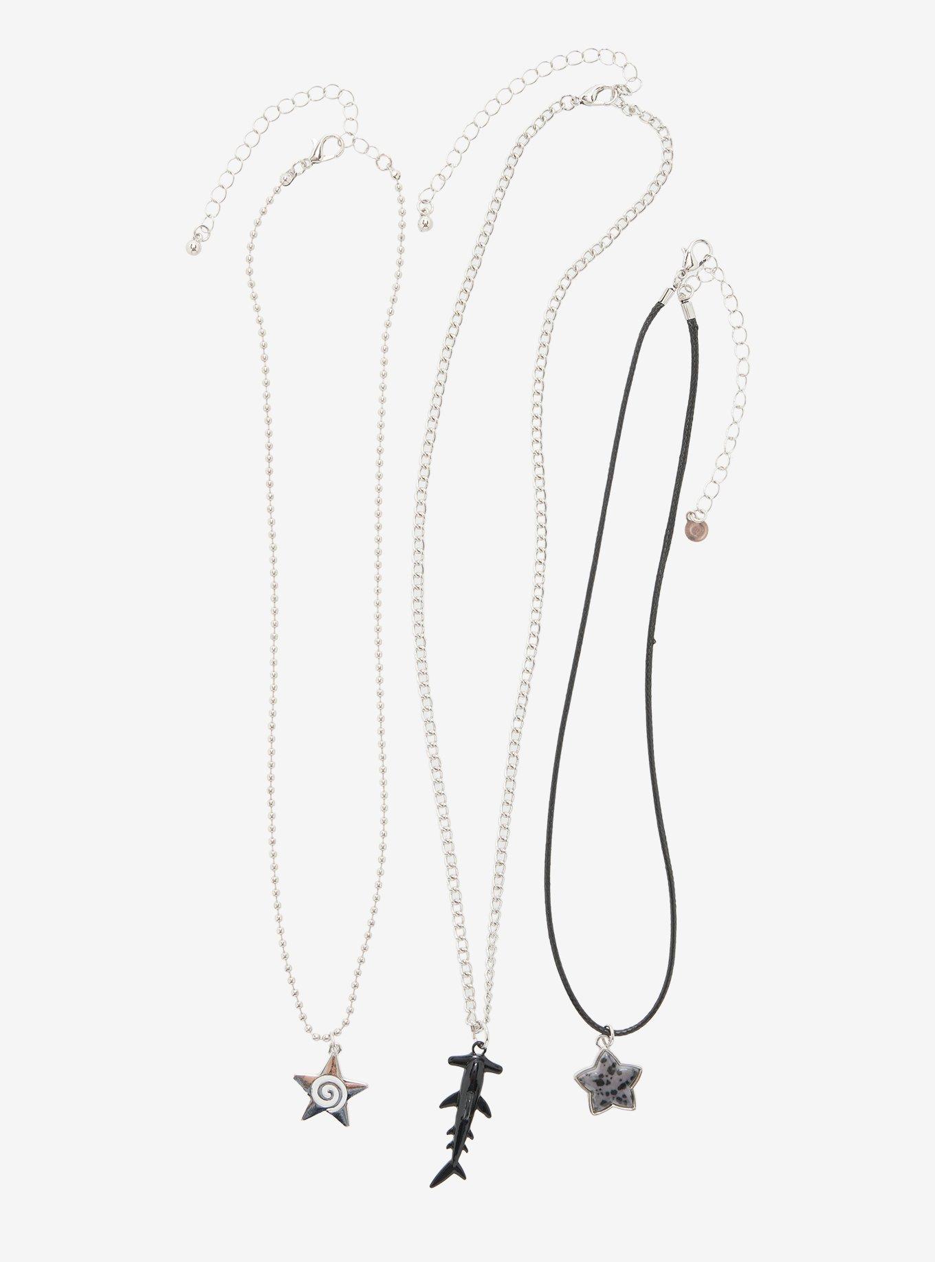 Hammerhead Shark Stars Necklace Set, , alternate - view 3