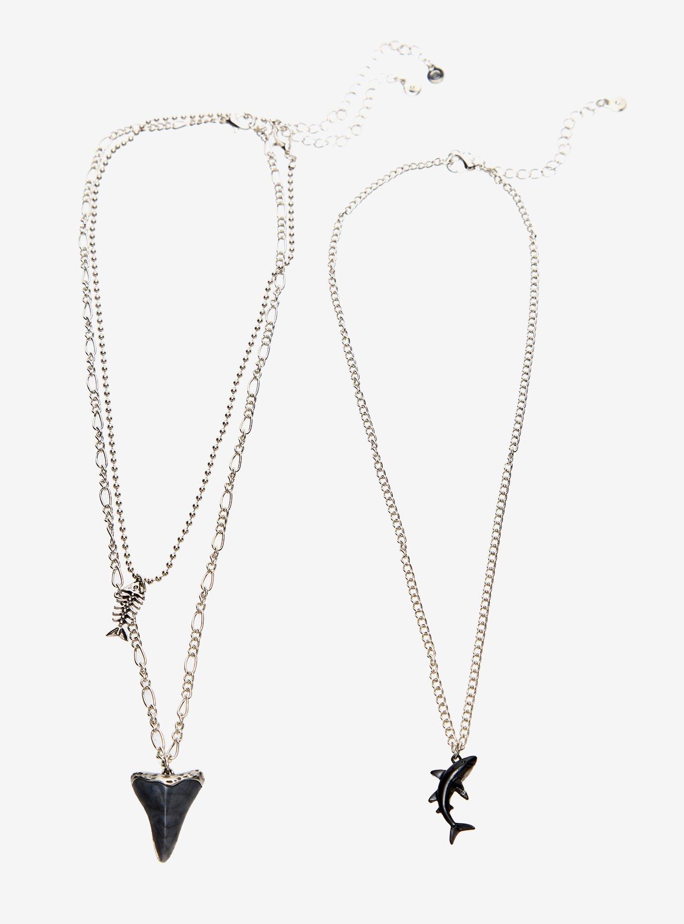 Shark Tooth Necklace Set, , hi-res