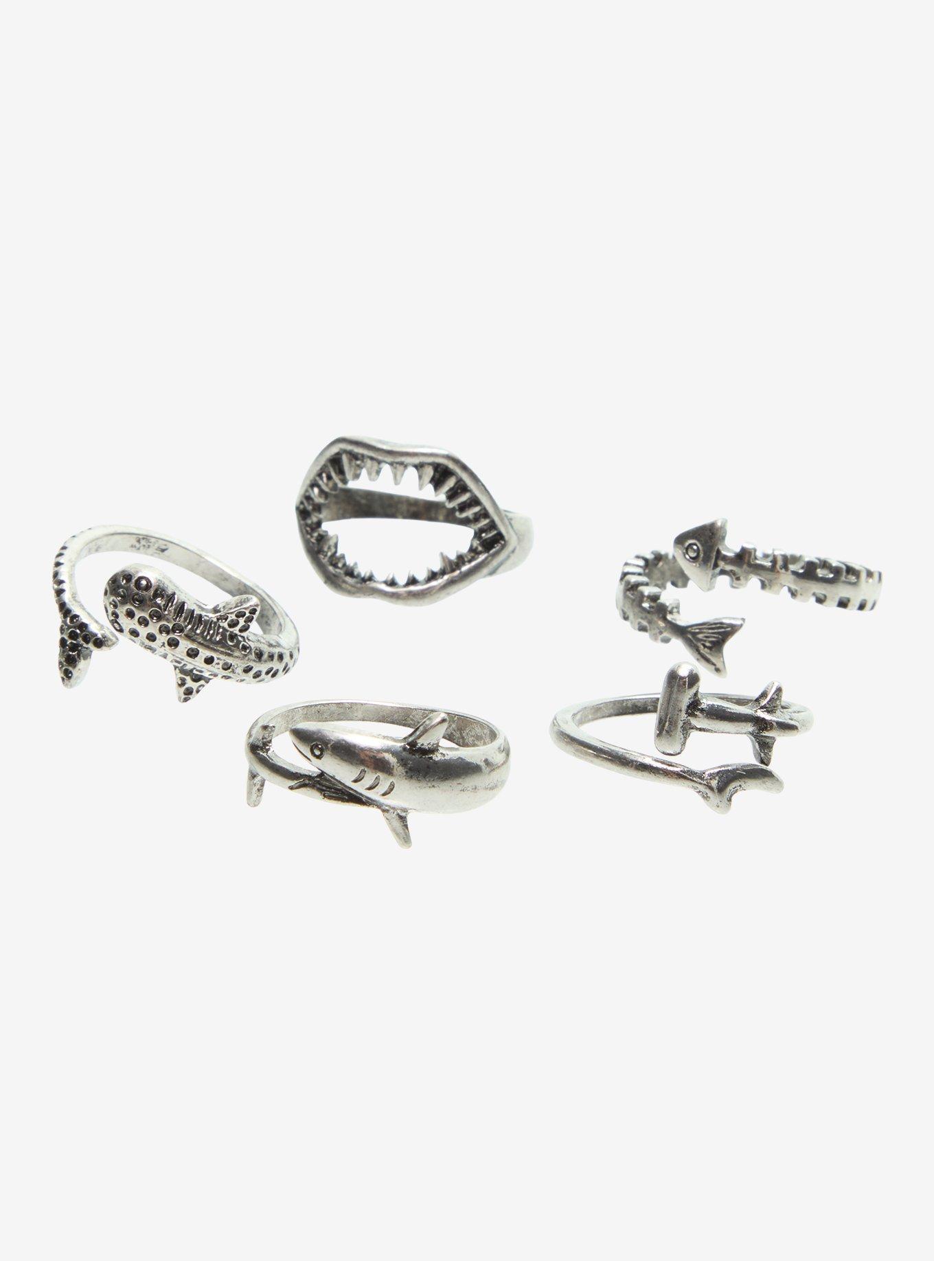 Shark Teeth Ring Set, , hi-res