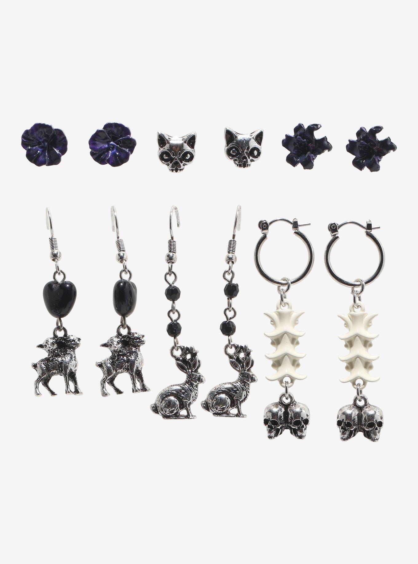 Cosmic Aura Jackalope Bones Earring Set, , hi-res