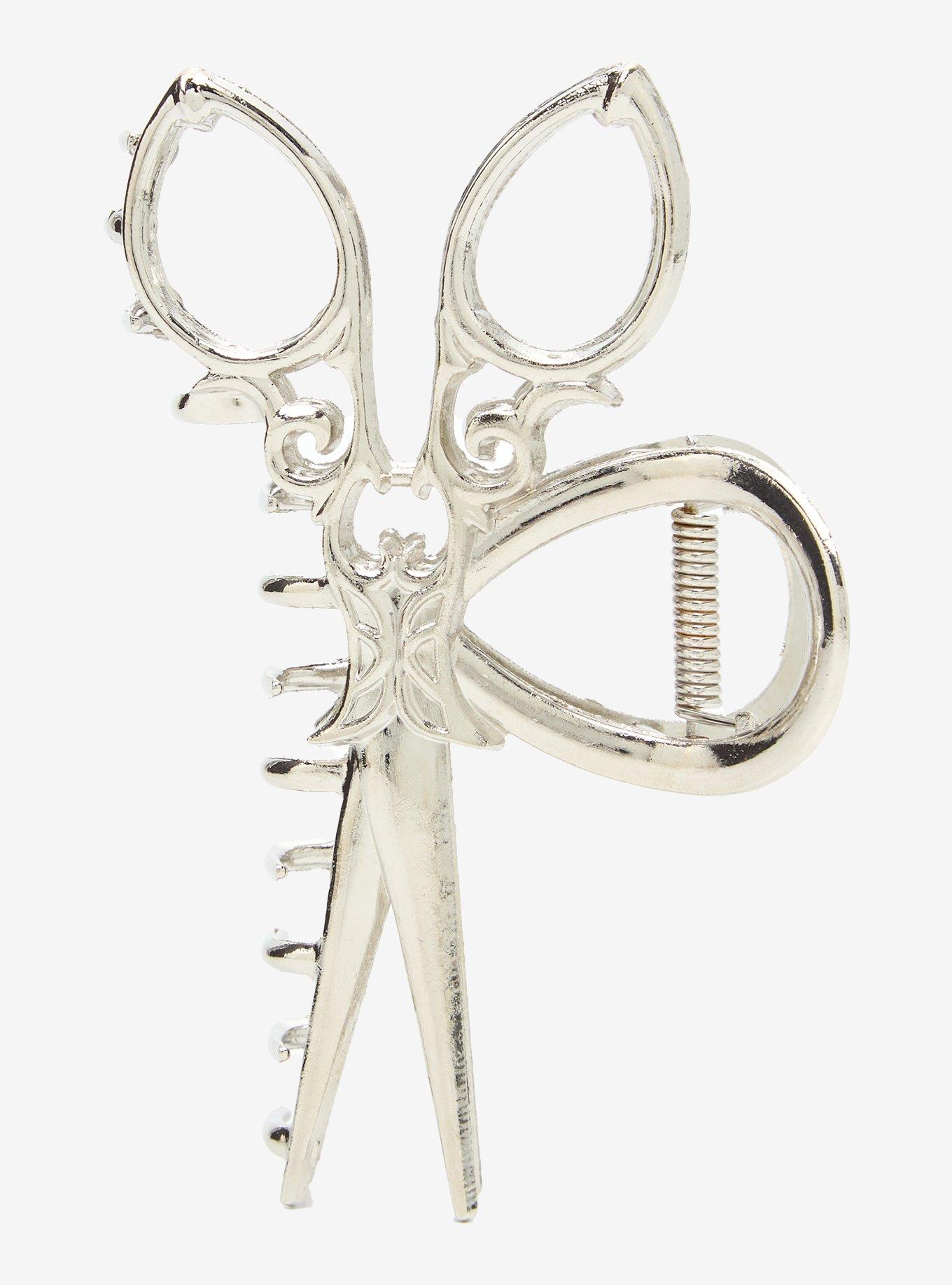Cosmic Aura Ornate Vintage Scissors Claw Hair Clip, , hi-res