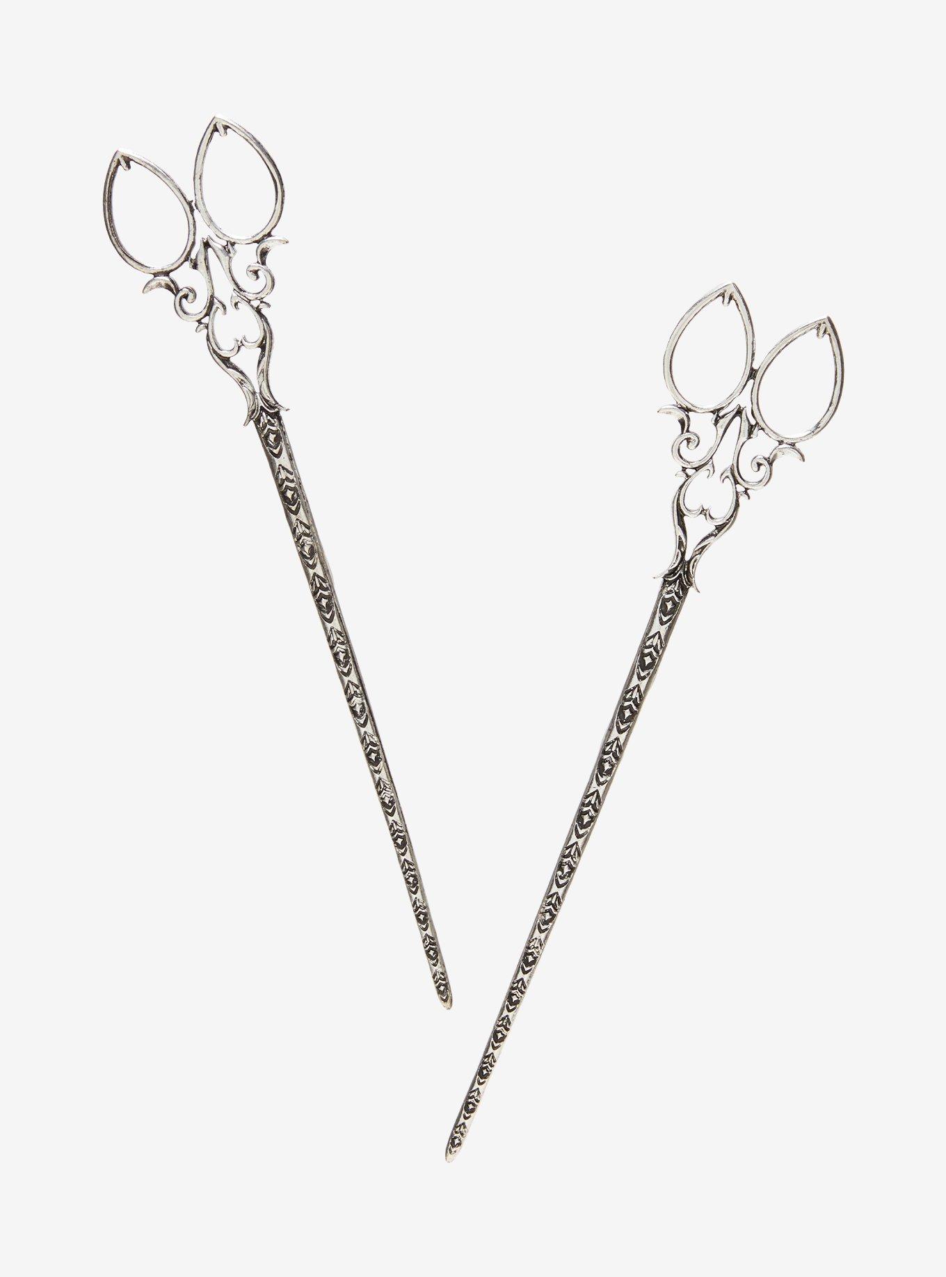 Cosmic Aura Scissor Hair Sticks, , hi-res