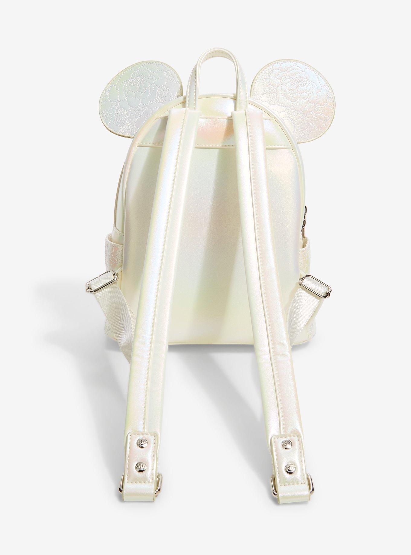 Loungefly Disney Minnie Mouse Iridescent Wedding Bow Mini Backpack - BoxLunch Exclusive, , alternate - view 3