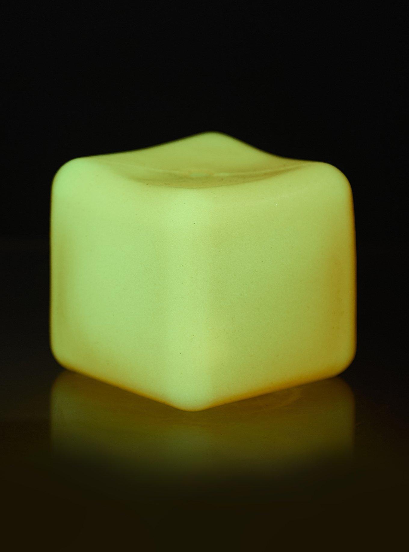Glow-in-the-Dark Sugar Cube Squishy Toy, , hi-res