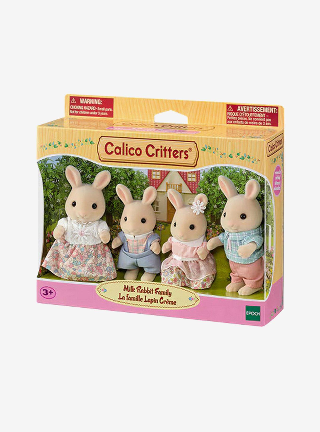 Calico Critters Milk Rabbit Family Figure Set