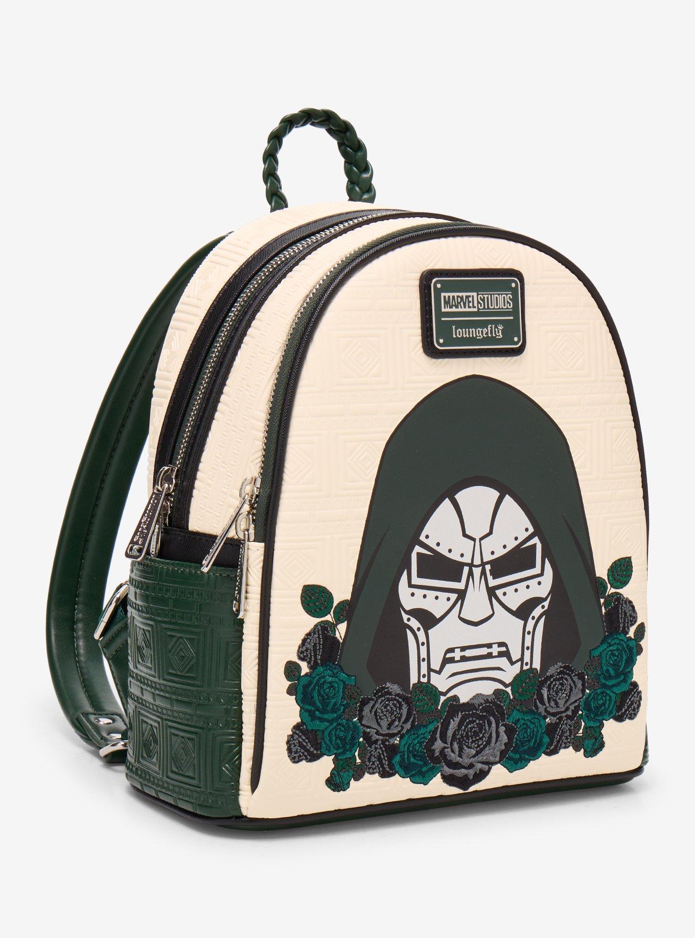 Loungefly Marvel Dr. Doom Floral Mini Backpack - BoxLunch Exclusive, , alternate - view 2