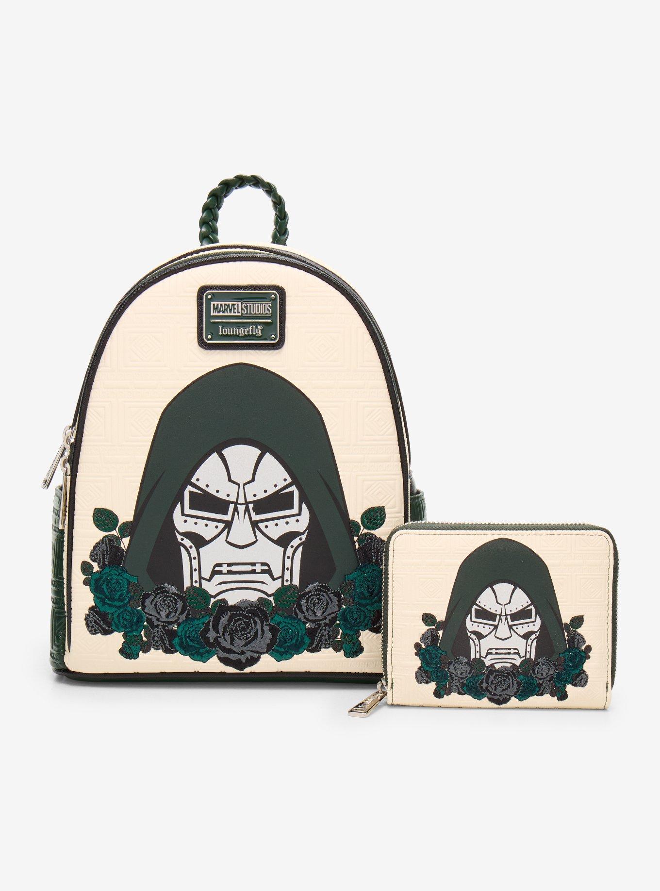 Loungefly Marvel Dr. Doom Floral Mini Backpack - BoxLunch Exclusive, , alternate - view 5