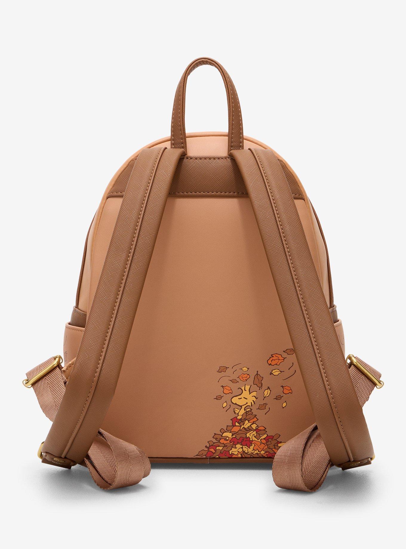 Loungefly Peanuts Snoopy Fall Foliage Chenille Mini Backpack - BoxLunch Exclusive, , alternate - view 3