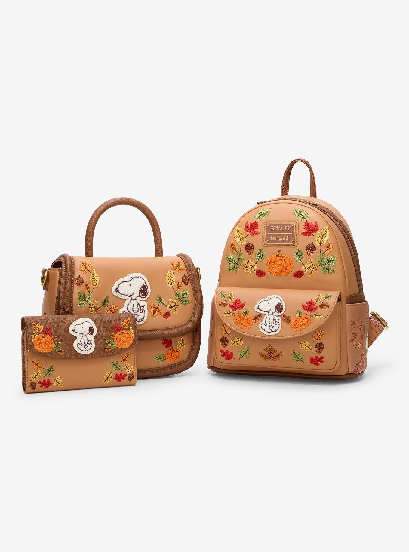 Loungefly Peanuts Snoopy Fall Foliage Chenille Mini Backpack - BoxLunch Exclusive, , alternate - view 5