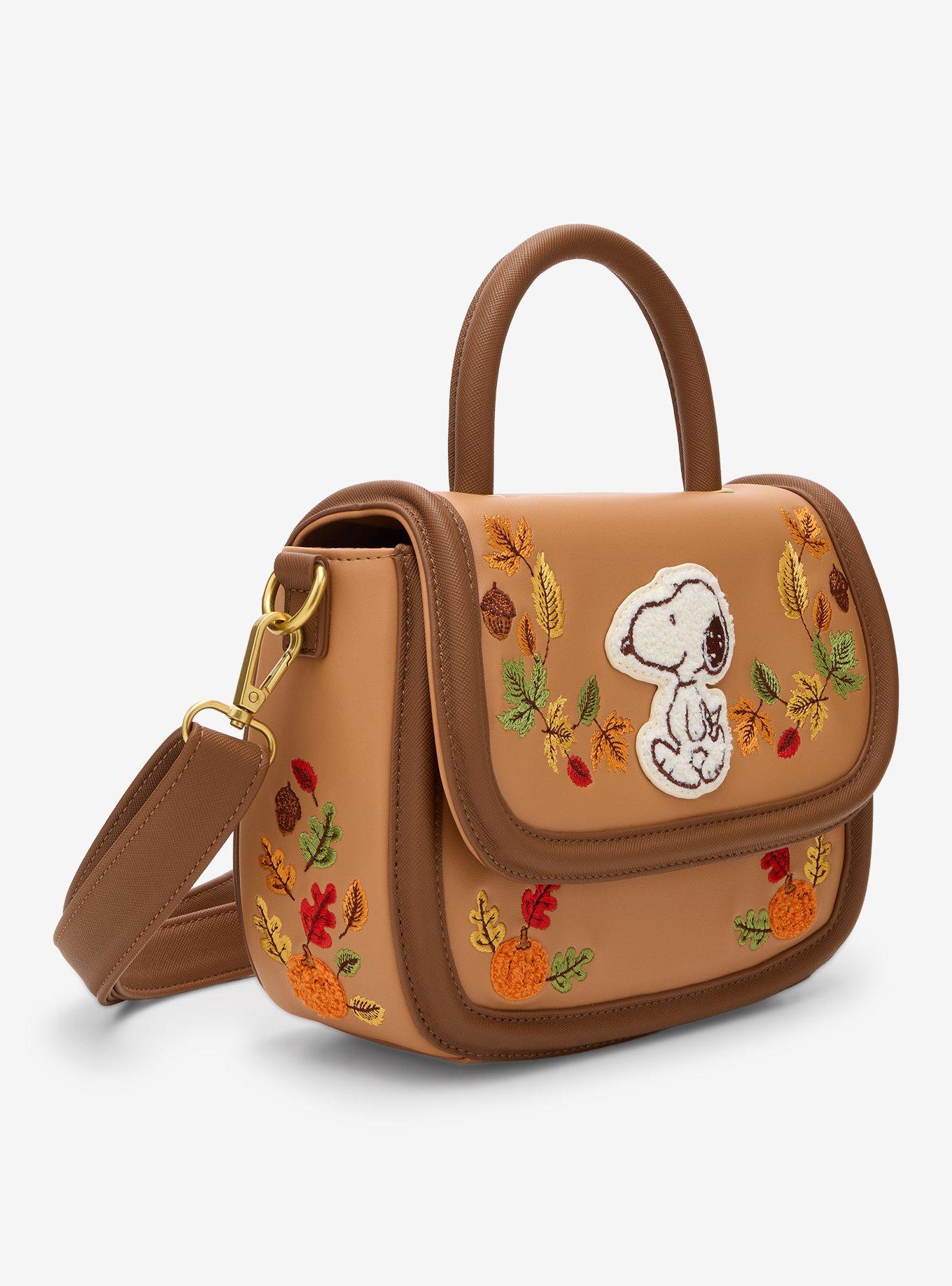Loungefly Peanuts Snoopy Fall Foliage Chenille Crossbody Bag - BoxLunch Exclusive