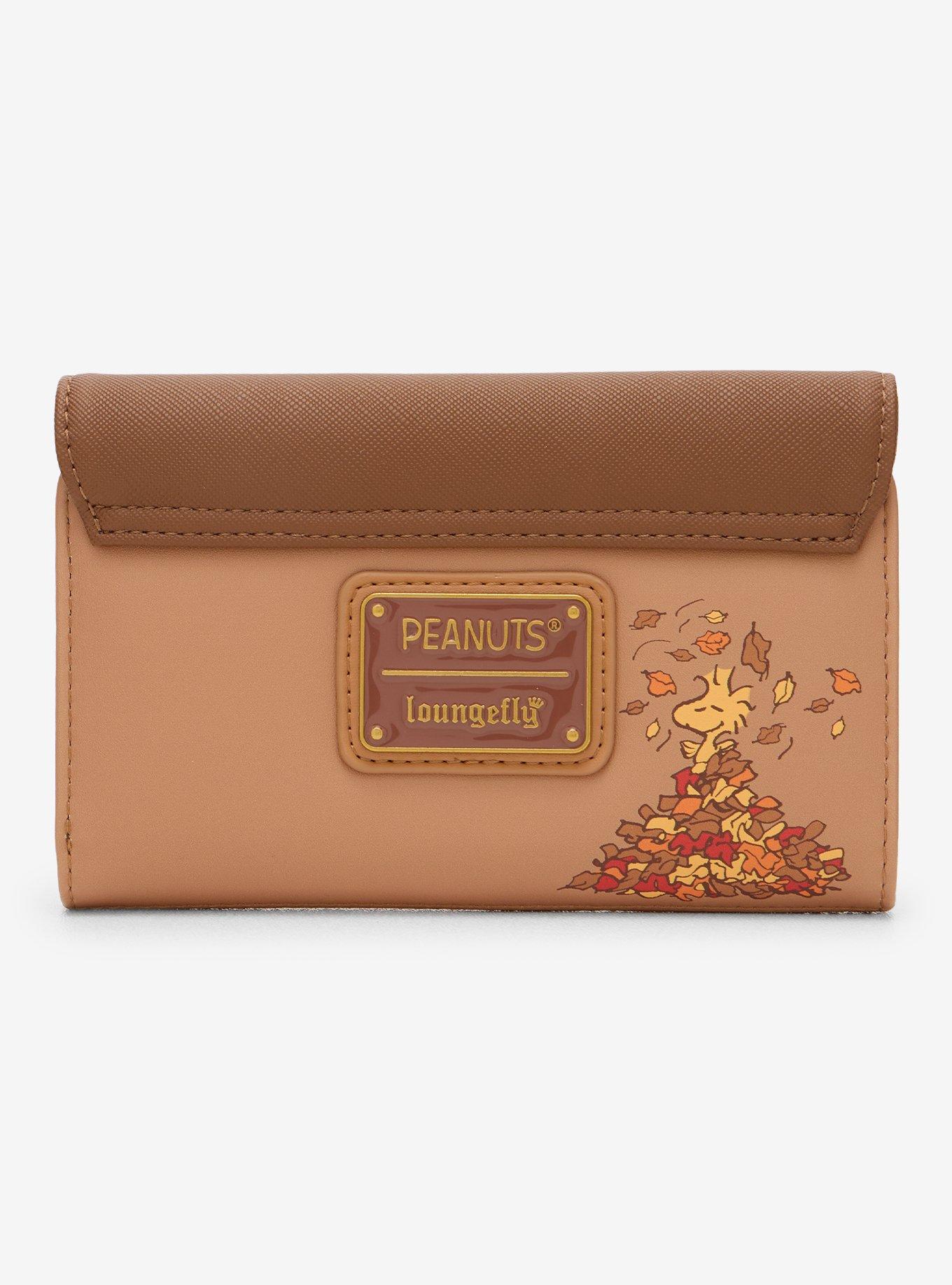 Loungefly Peanuts Snoopy Fall Foliage Chenille Wallet- BoxLunch Exclusive, , alternate - view 3