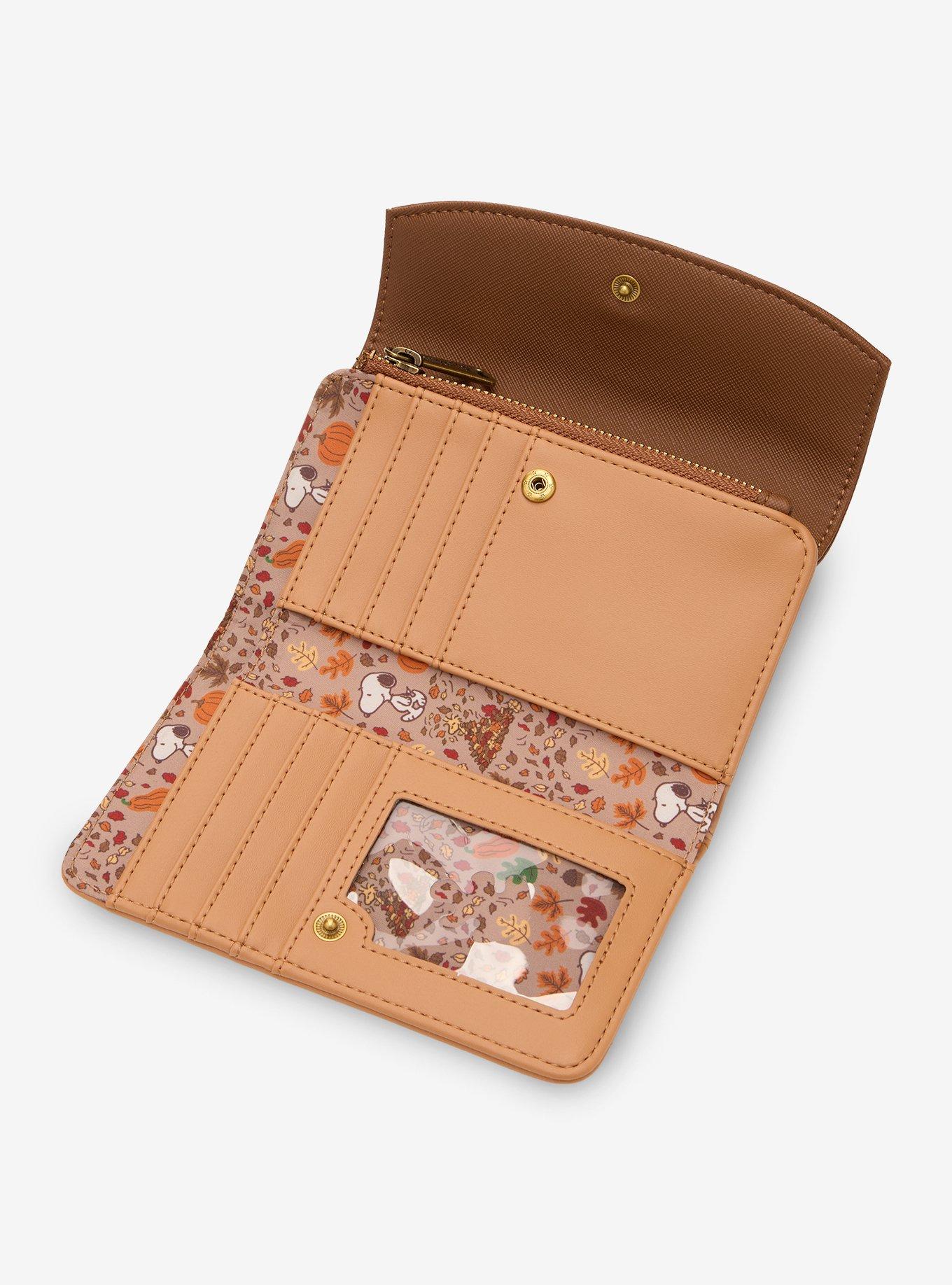 Loungefly Peanuts Snoopy Fall Foliage Chenille Wallet- BoxLunch Exclusive, , alternate - view 4