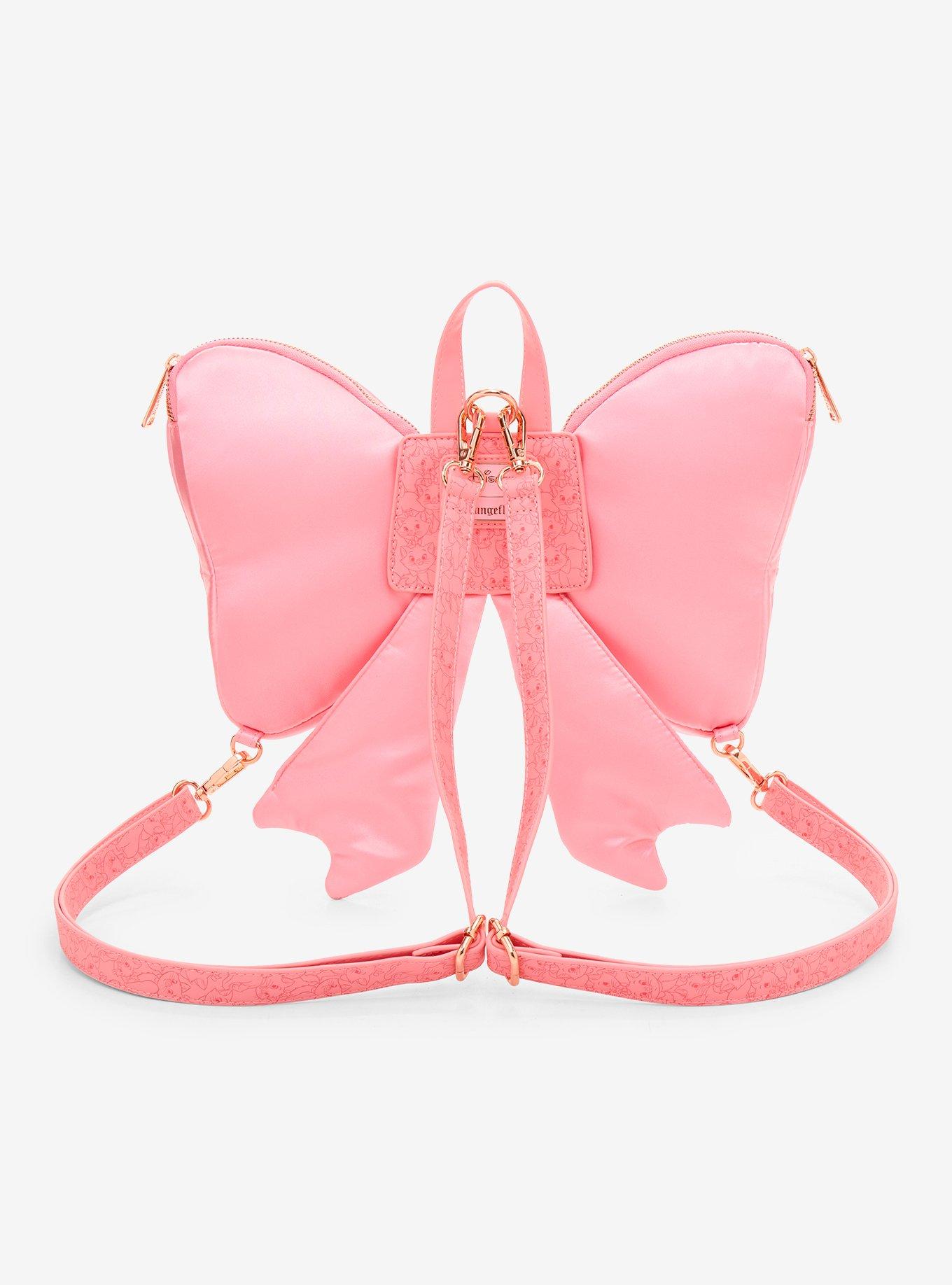Loungefly Disney The Aristocats Marie Satin Bow-Shaped Mini Backpack - BoxLunch Exclusive, , alternate - view 3