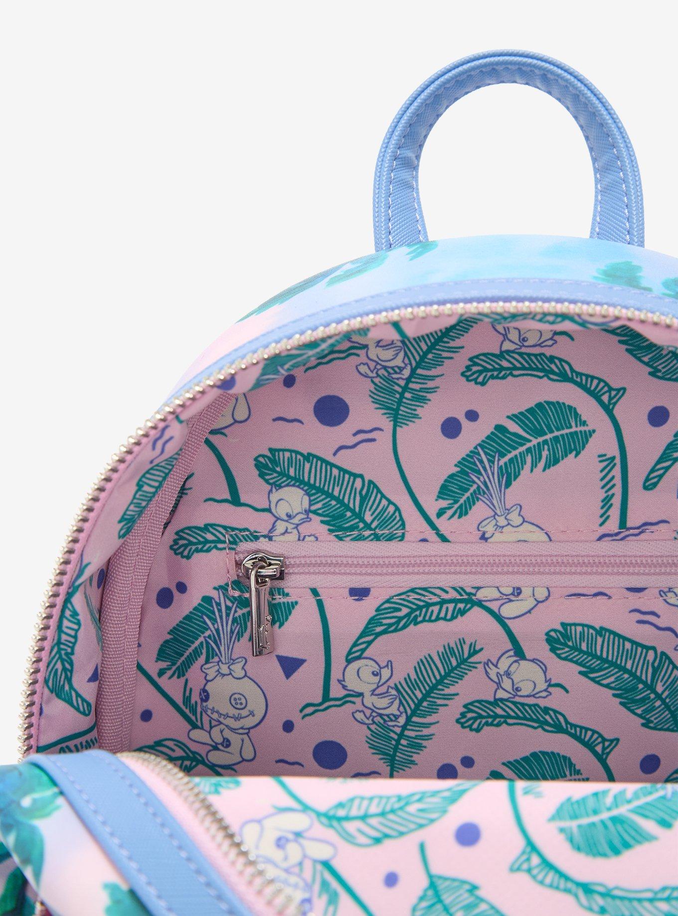Loungefly Disney Lilo & Stitch Stitch & Scrump Duck Biking Mini Backpack - BoxLunch Exclusive, , alternate - view 4