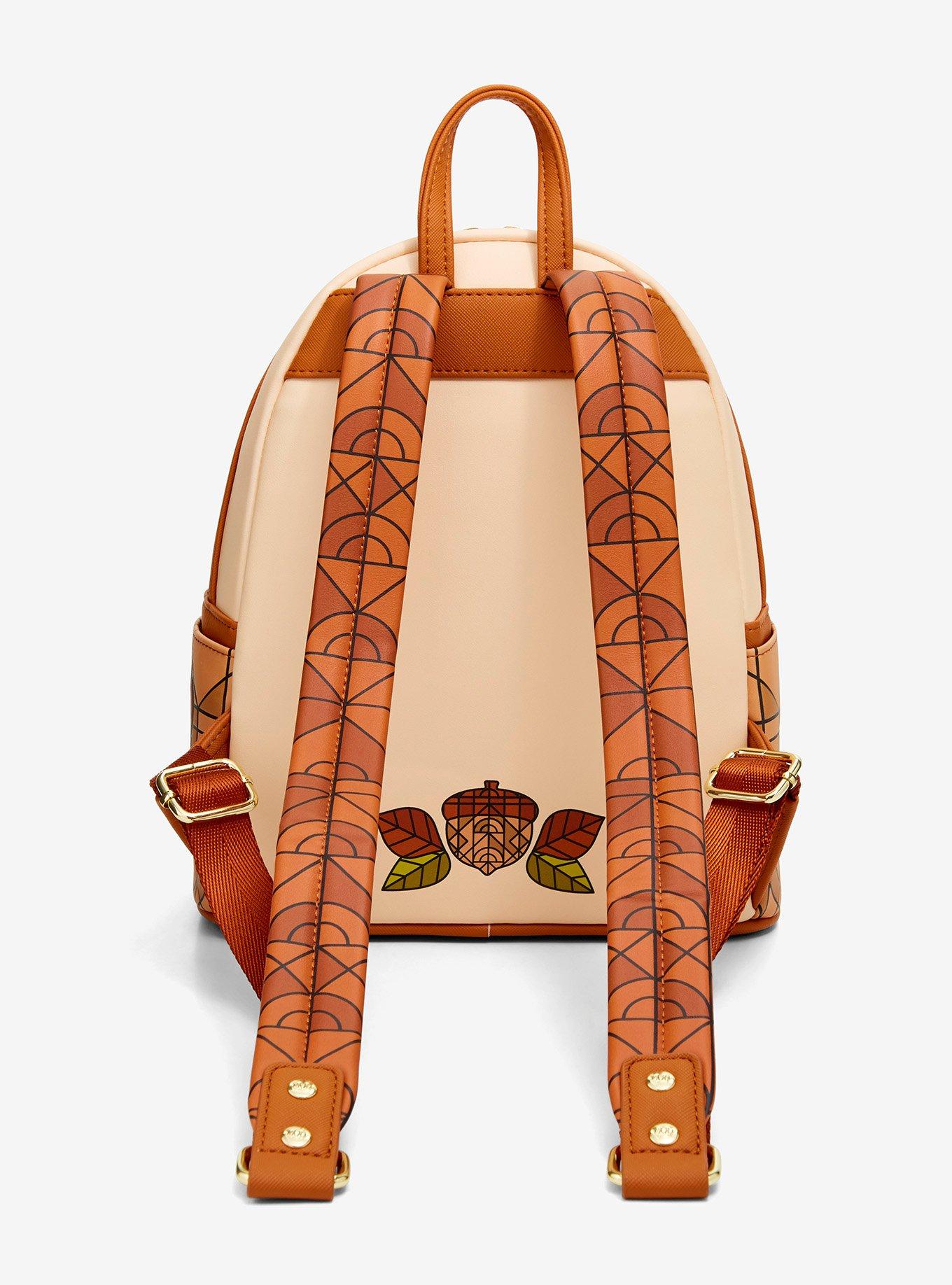Loungefly Disney Chip & Dale Stained Glass Mini Backpack - BoxLunch Exclusive