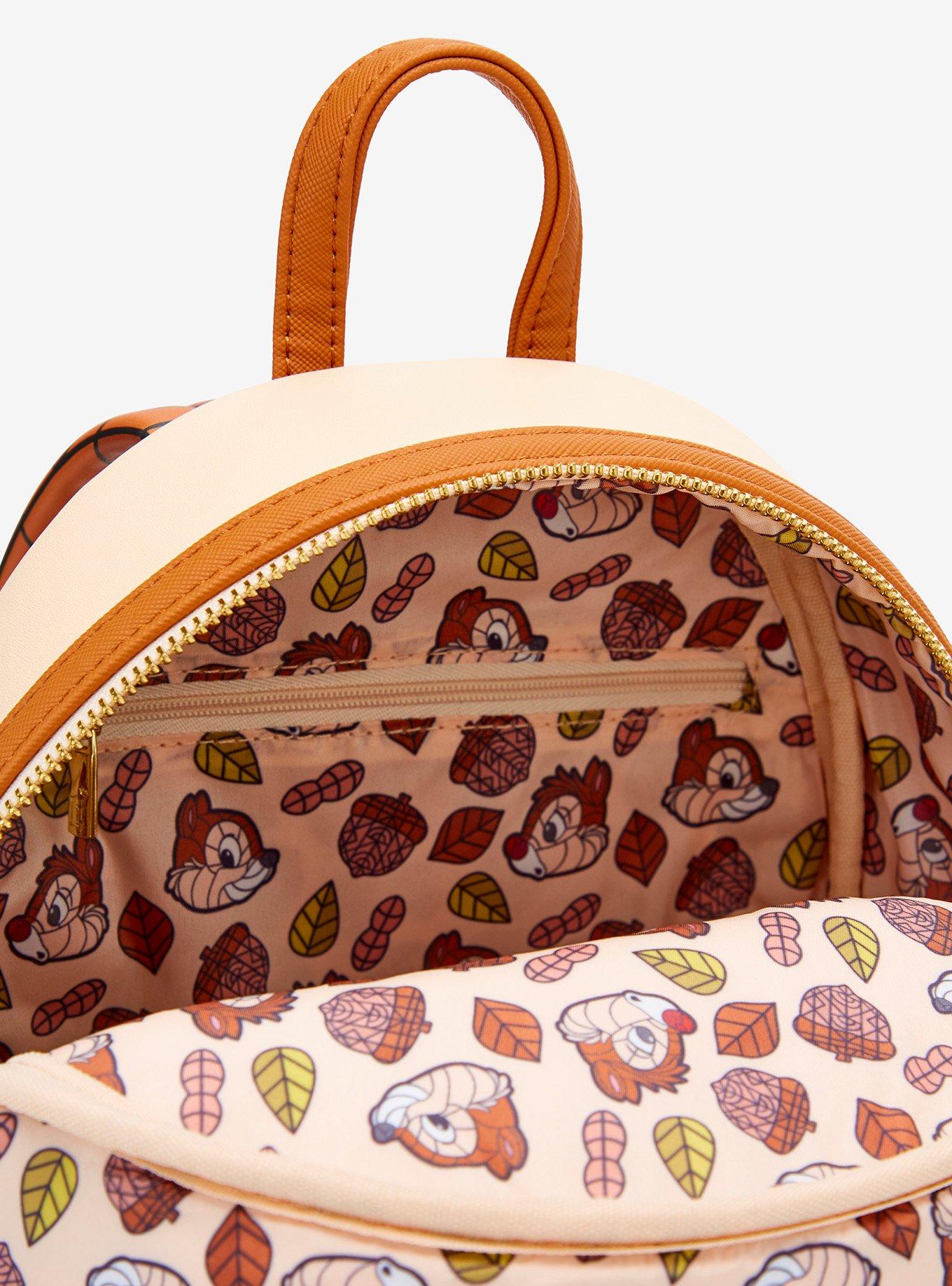 Loungefly Disney Chip & Dale Stained Glass Mini Backpack - BoxLunch Exclusive