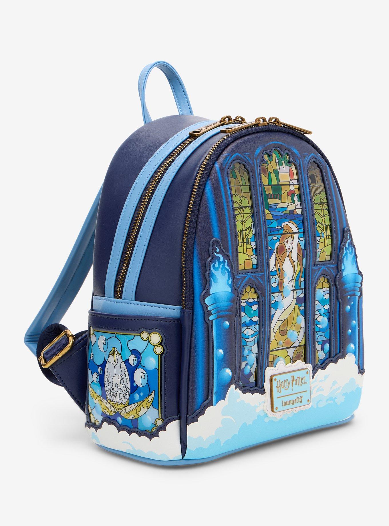 Loungefly Harry Potter Mermaid Stained Glass Window Figural Mini Backpack - BoxLunch Exclusive