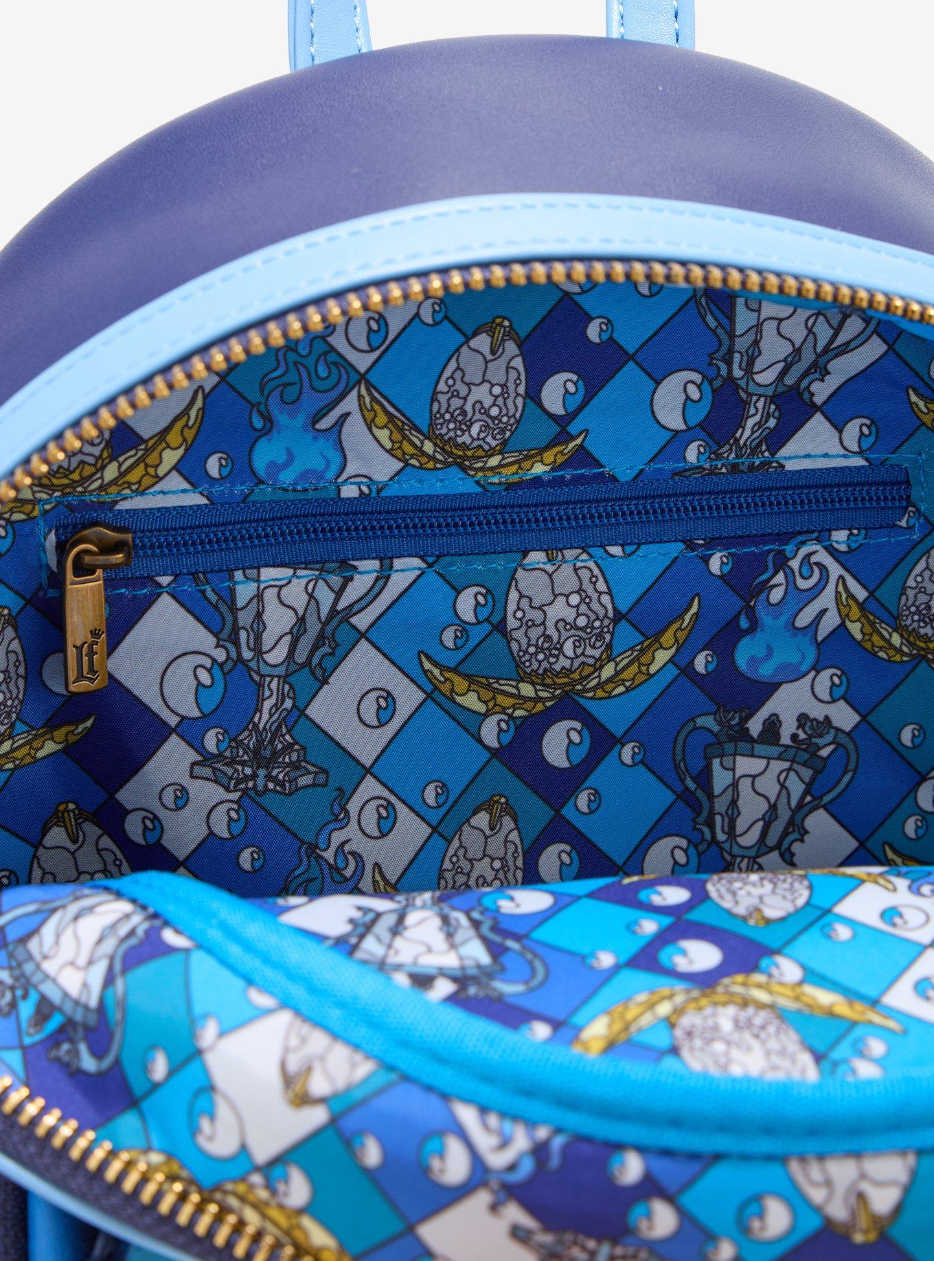 Loungefly Harry Potter Mermaid Stained Glass Window Figural Mini Backpack - BoxLunch Exclusive, , alternate - view 4