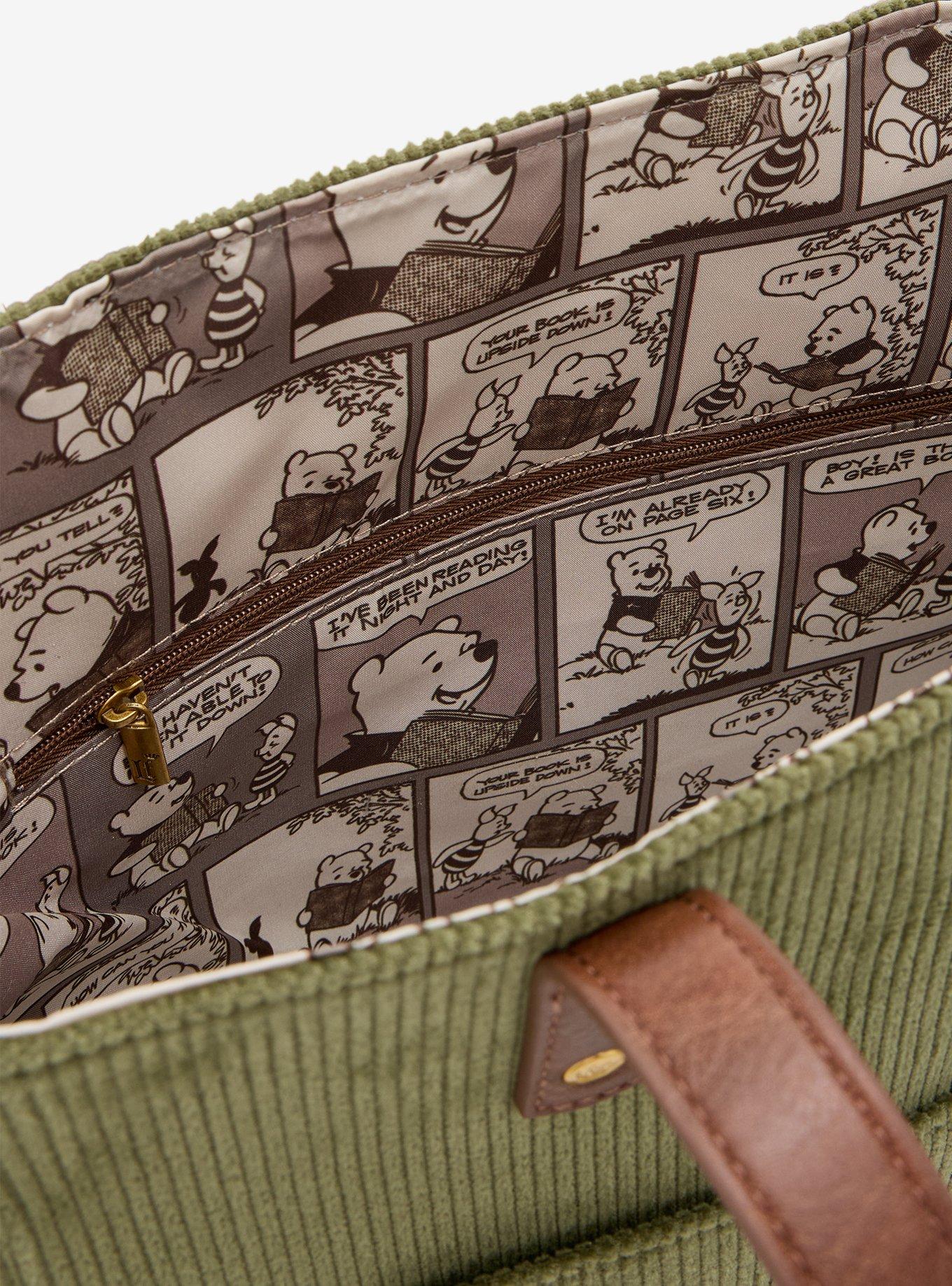 Loungefly Disney Winnie the Pooh My Weekend Is Booked Corduroy Tote Bag - BoxLunch Exclusive