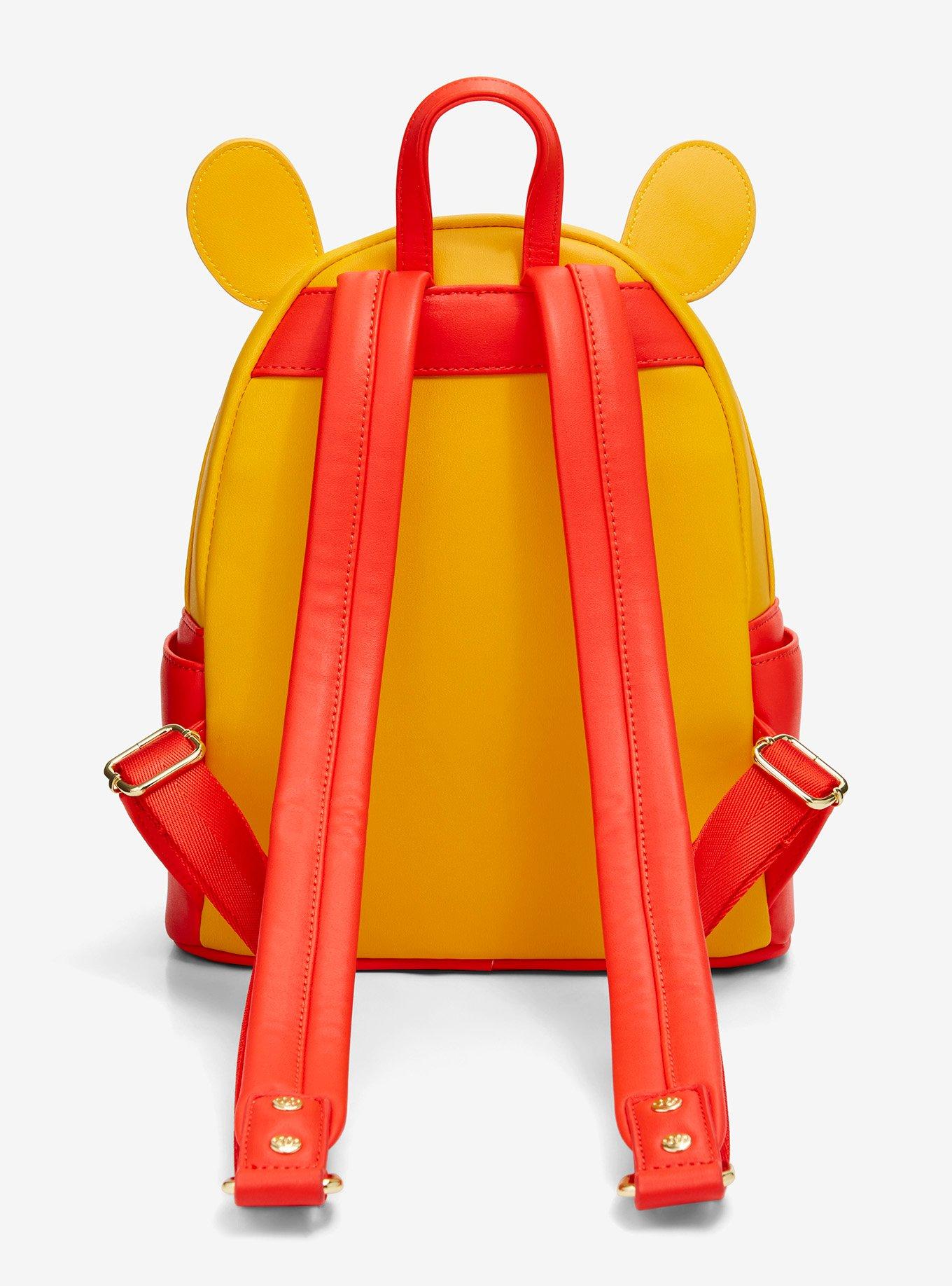 Loungefly Disney Winnie the Pooh Pin Display Pooh Bear Mini Backpack With Pin - BoxLunch Exclusive, , alternate - view 3