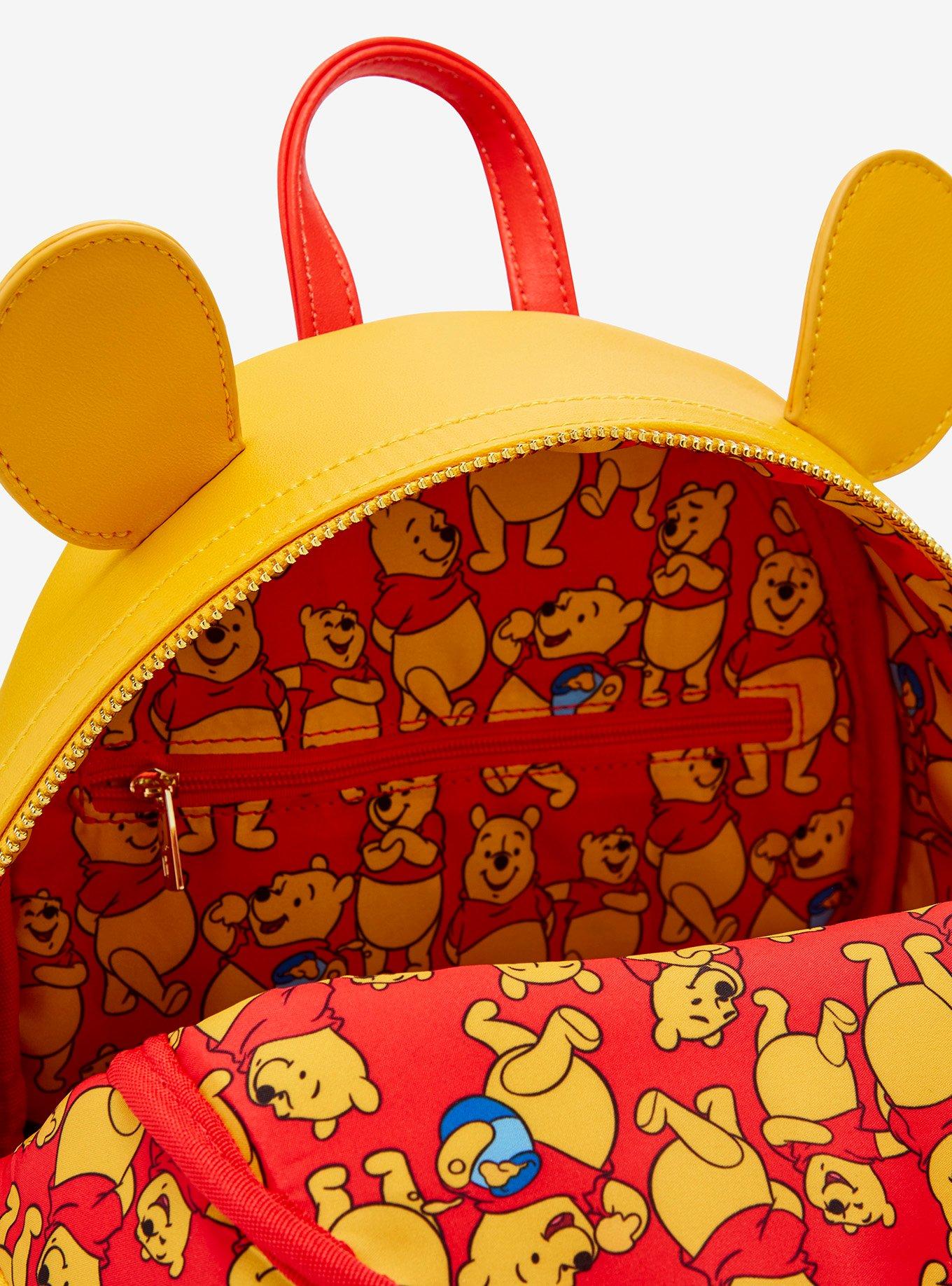 Loungefly Disney Winnie the Pooh Pin Display Pooh Bear Mini Backpack With Pin - BoxLunch Exclusive