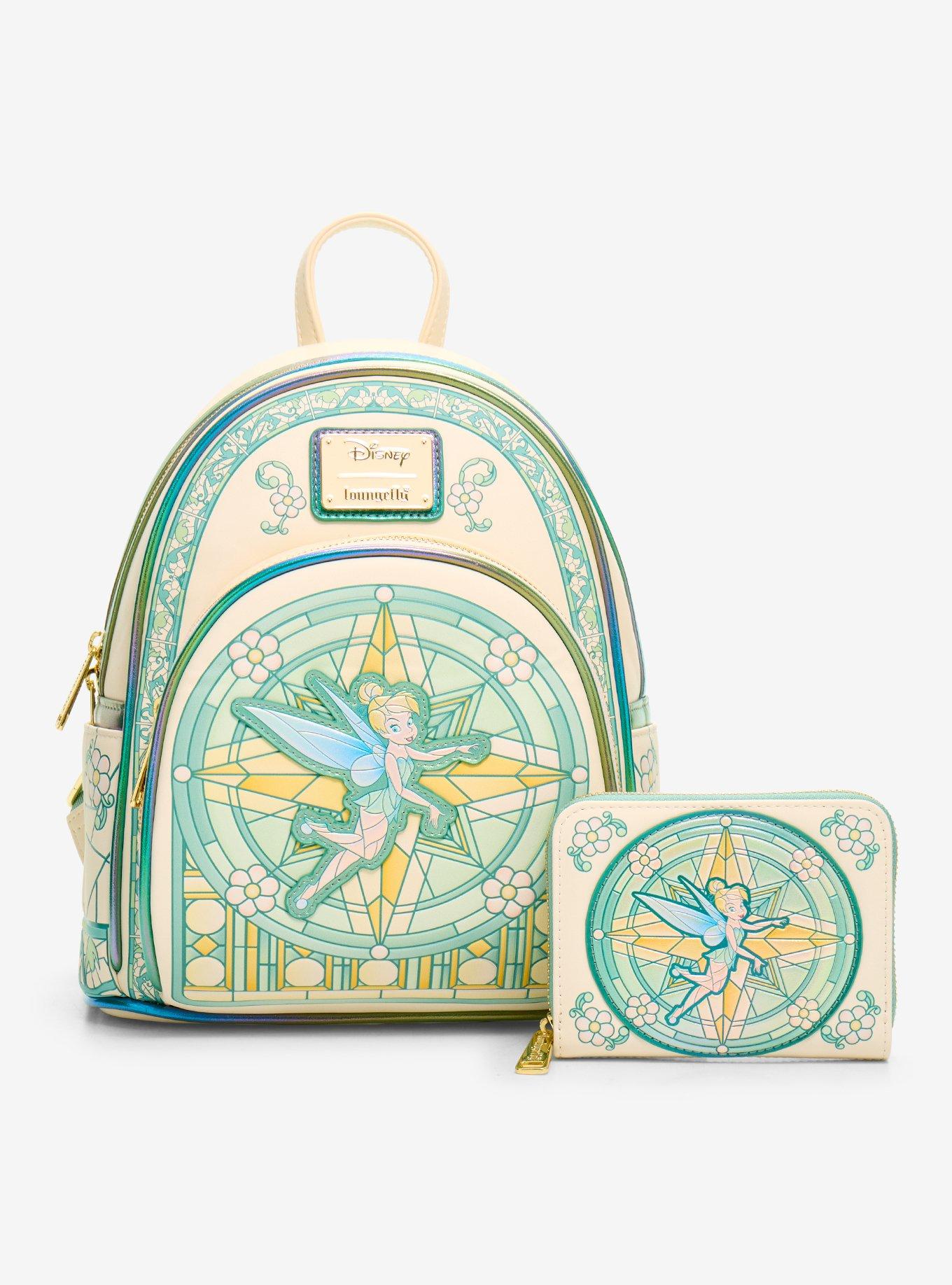 Loungefly Disney Peter Pan Tinker Bell Iridescent Stained Glass Wallet, , alternate - view 5