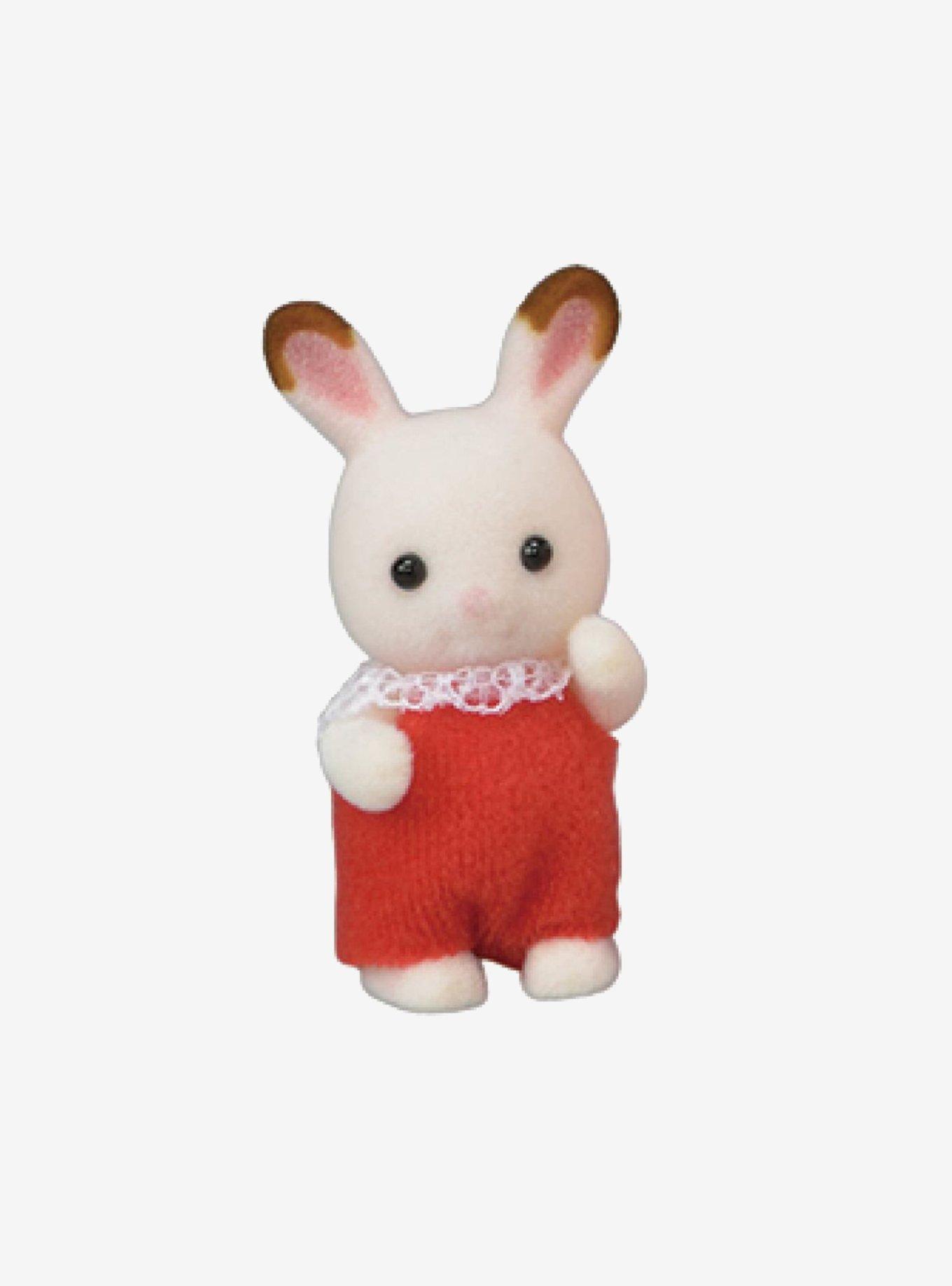 Calico Critters Chocolate Rabbit Baby Figure, , hi-res