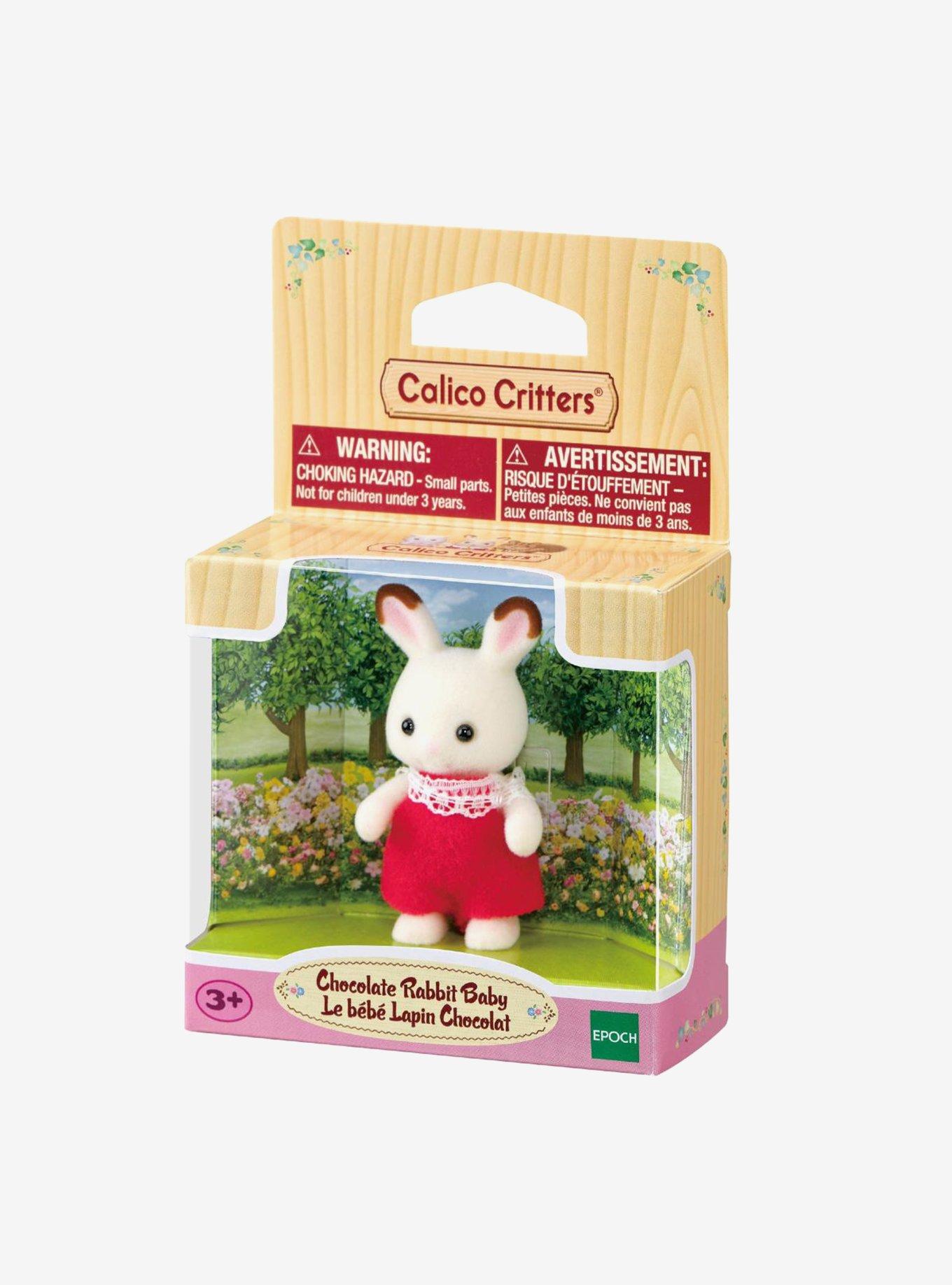 Calico Critters Chocolate Rabbit Baby Figure, , alternate - view 3