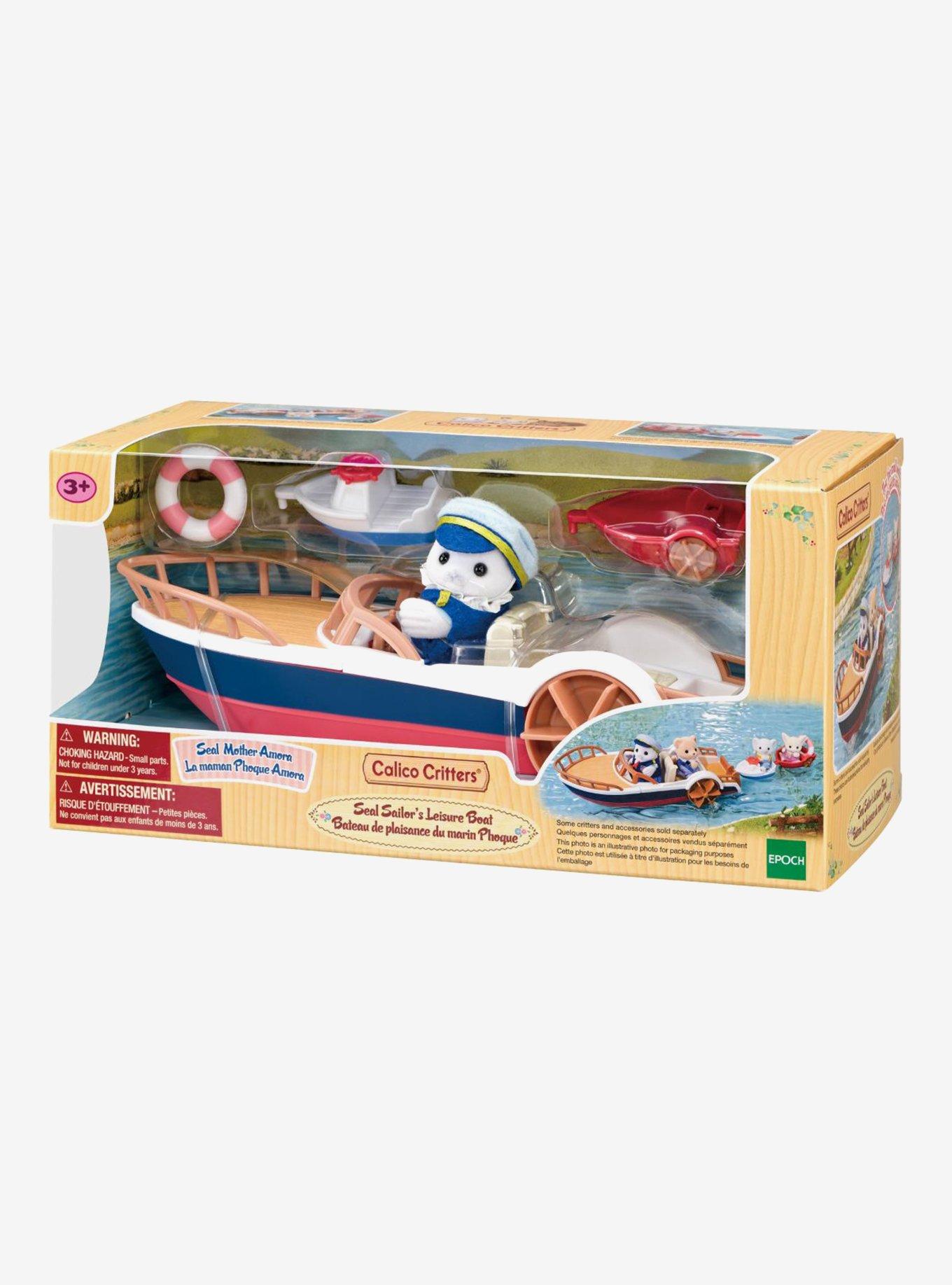 Calico Critters Sea Sailors Leisure Boat Figure Set, , alternate - view 4