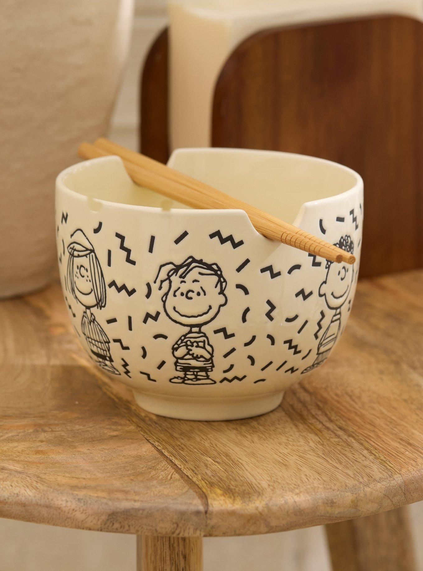 Peanuts Characters Ramen Bowl with Chopsticks - BoxLunch Exclusive