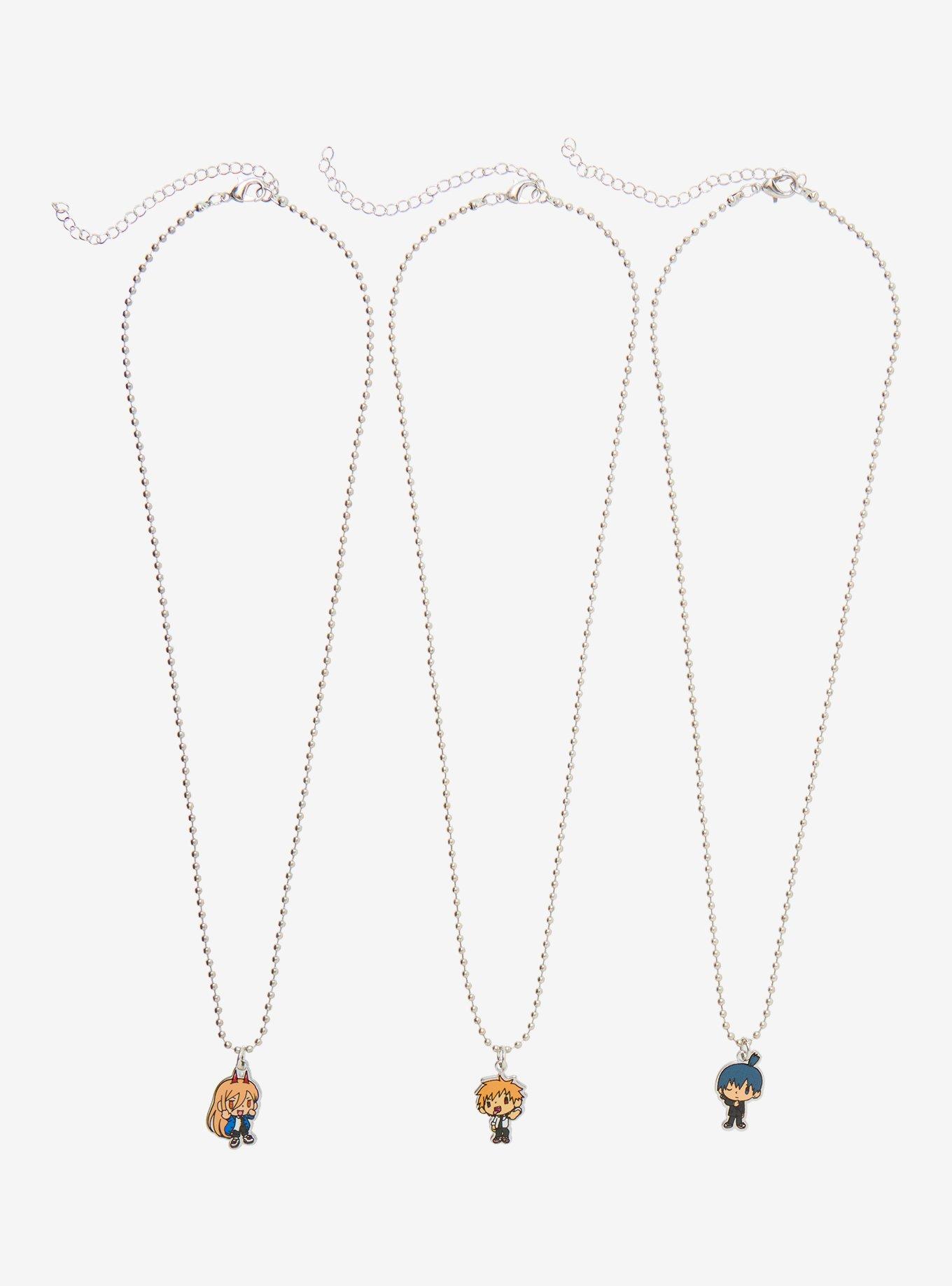 Chainsaw Man Chibi Trio Necklace Set, , hi-res