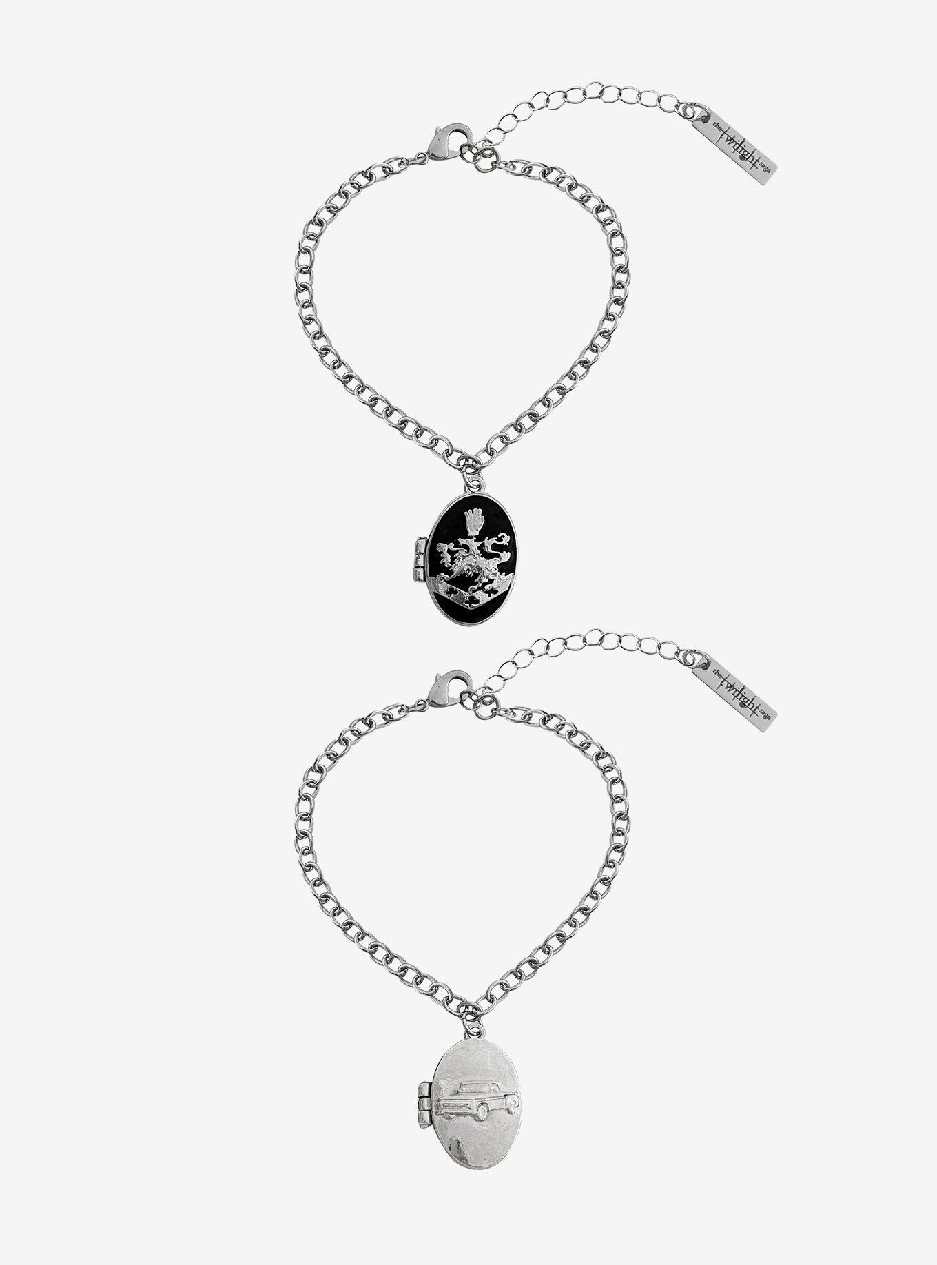 The Twilight Saga Charlie & Carlisle Locket Best Friend Bracelet Set, , hi-res