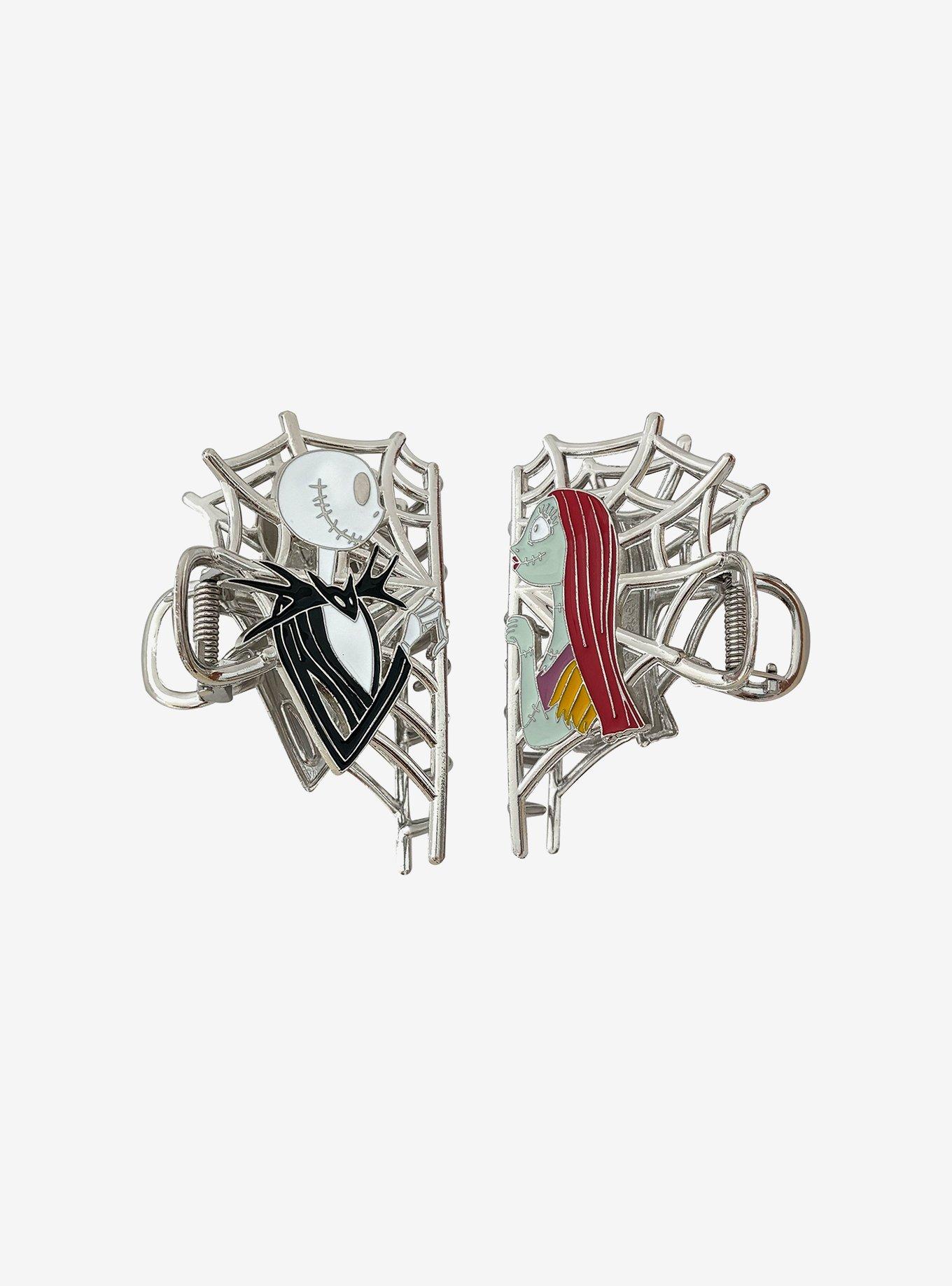 The Nightmare Before Christmas Jack & Sally Heart Claw Hair Clip Set, , hi-res