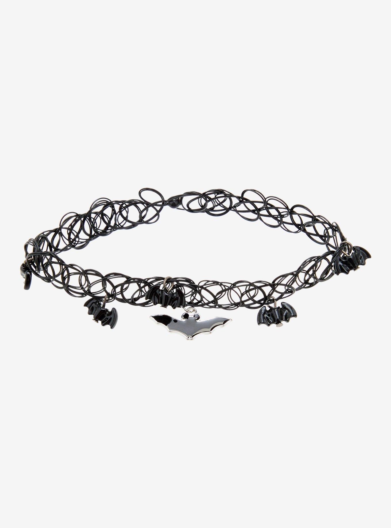 Her Universe Disney Mickey Mouse Bats Tattoo Choker, , alternate - view 3