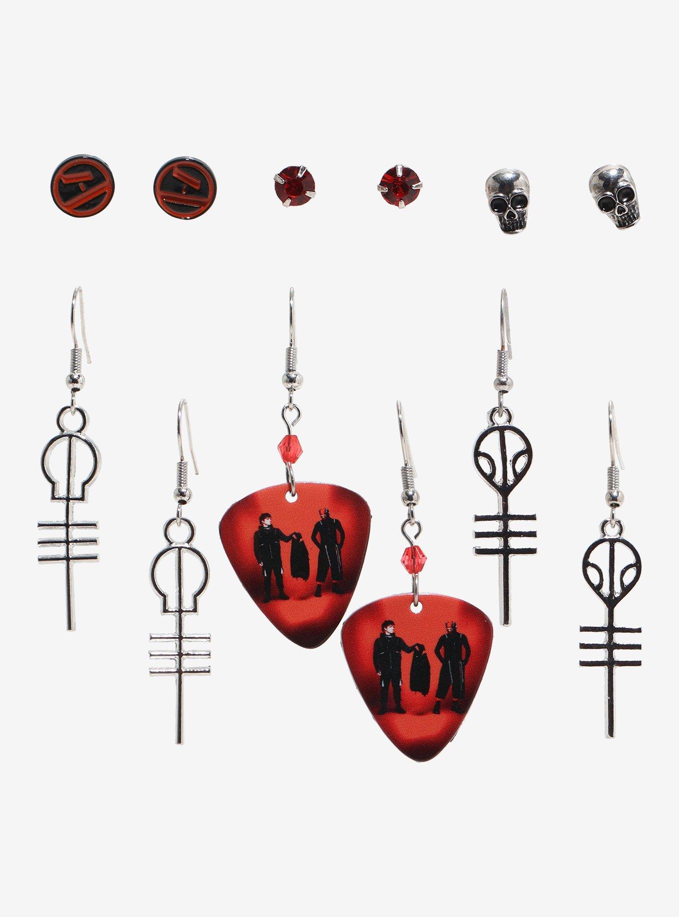 Twenty One Pilots Icons Earring Set, , hi-res