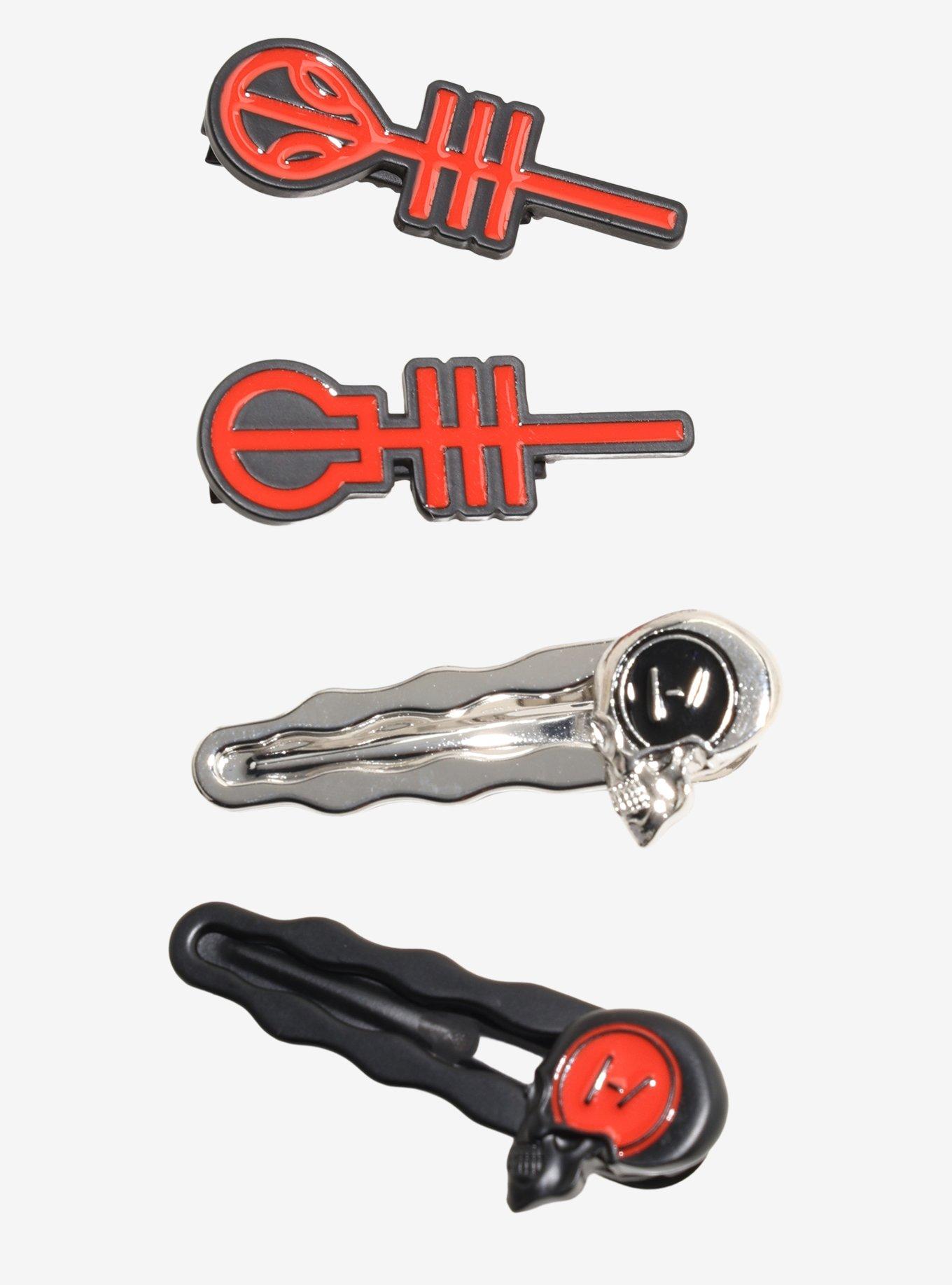 Twenty One Pilots Logo Hair Clip Set, , hi-res