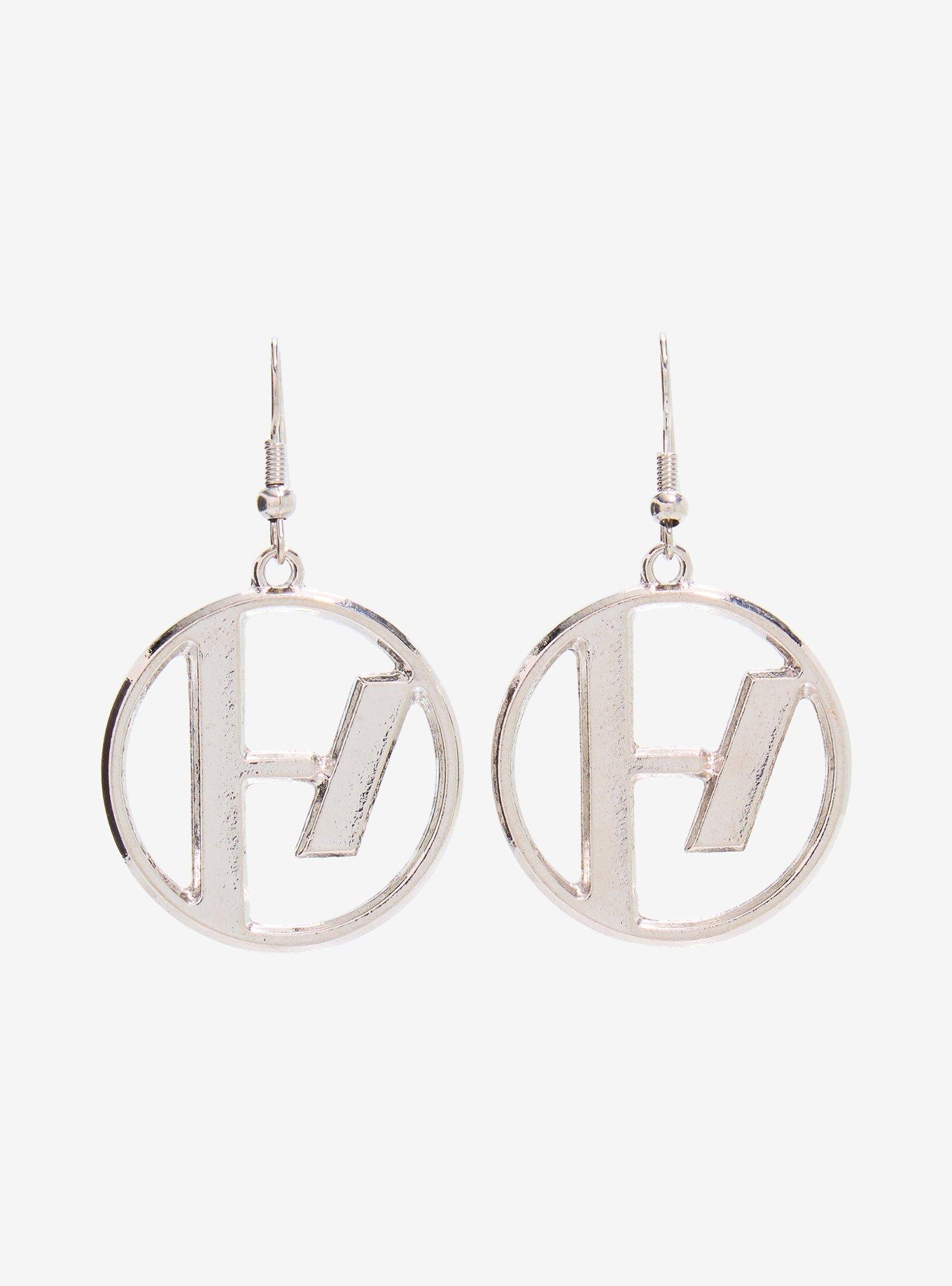 Twenty One Pilots Logo Drop Earrings, , hi-res