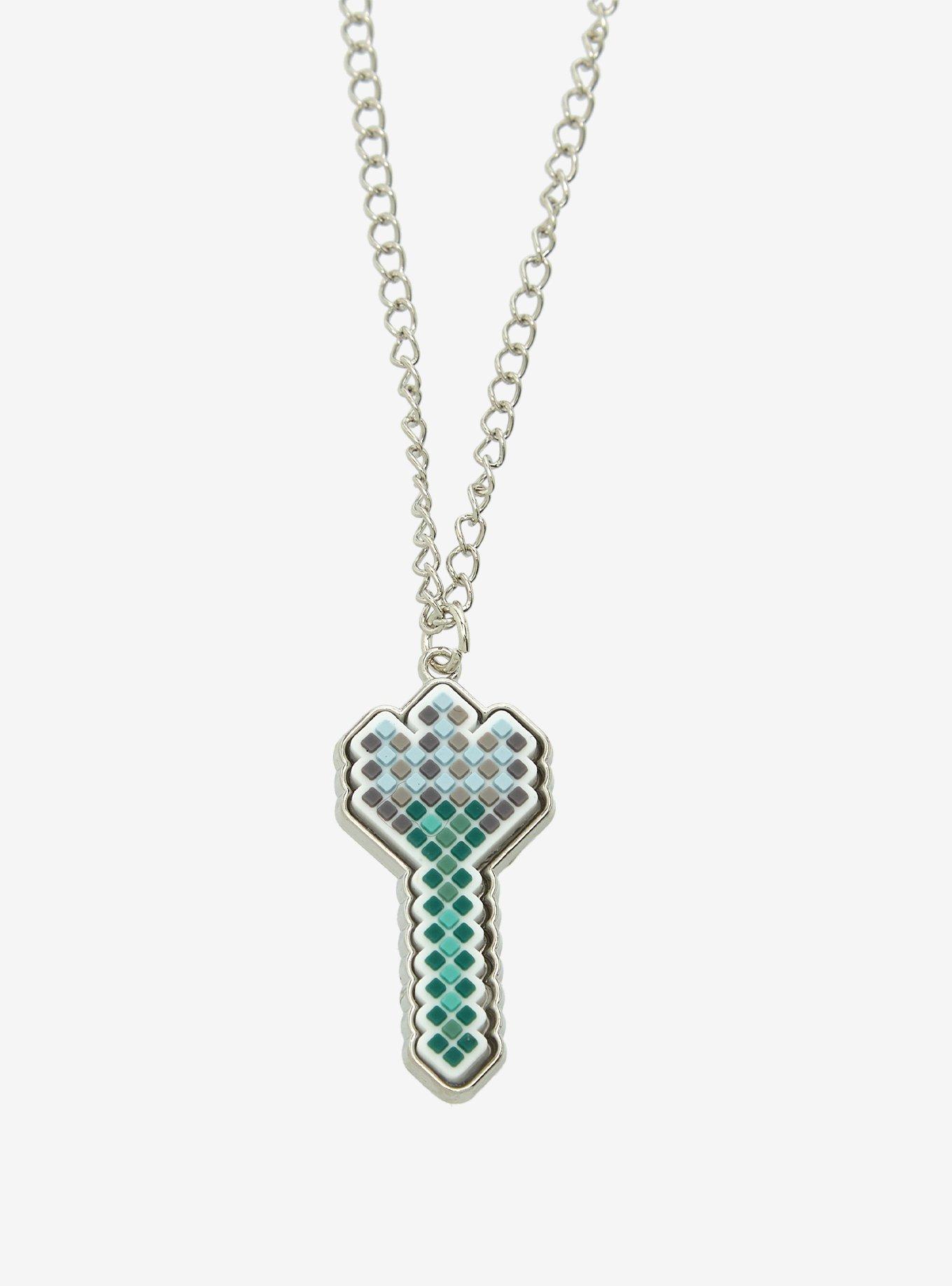 Minecraft Pixel Weapons Best Friend Necklace Set, , alternate - view 3