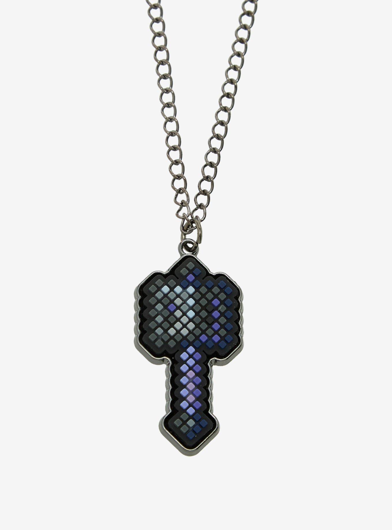 Minecraft Pixel Weapons Best Friend Necklace Set, , alternate - view 4