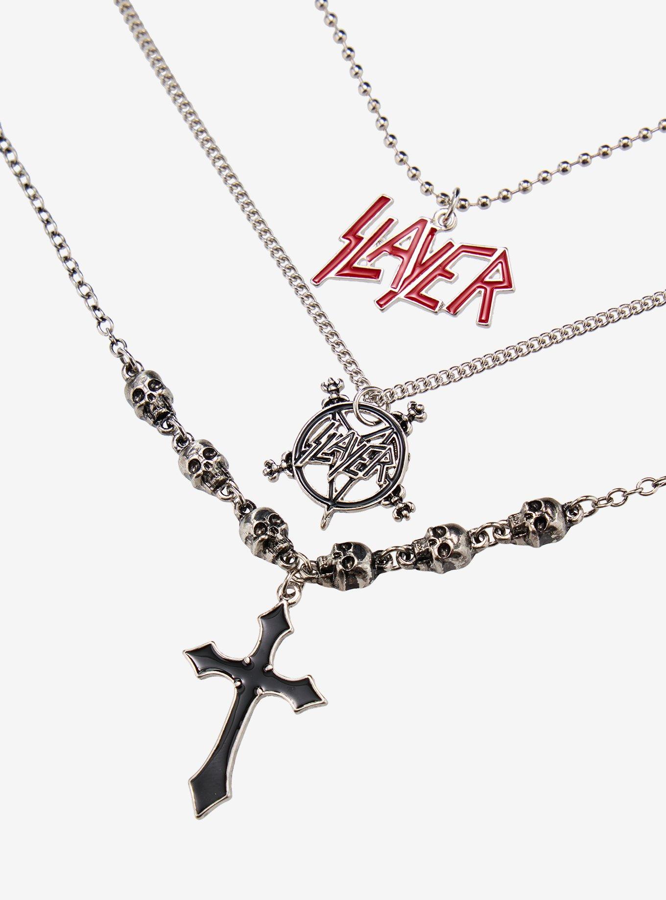 Slayer Logo Necklace Set, , alternate - view 3