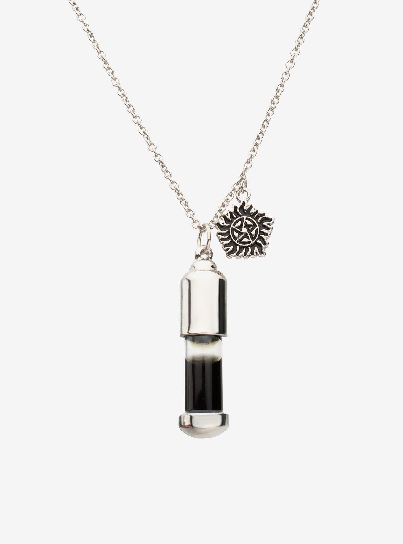 Supernatural Black Vial Necklace, , alternate - view 3