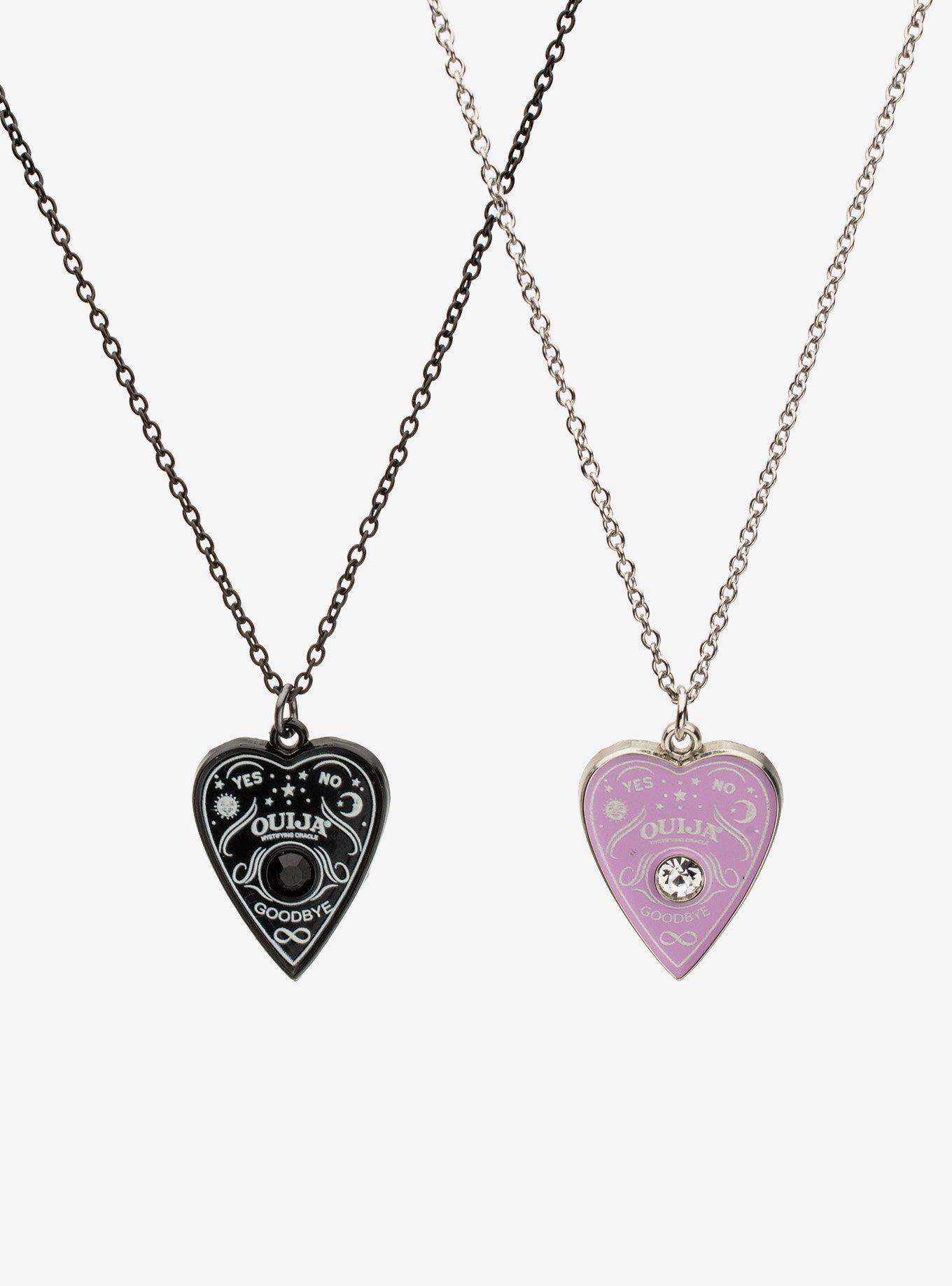 Ouija Planchette Best Friend Necklace Set, , hi-res