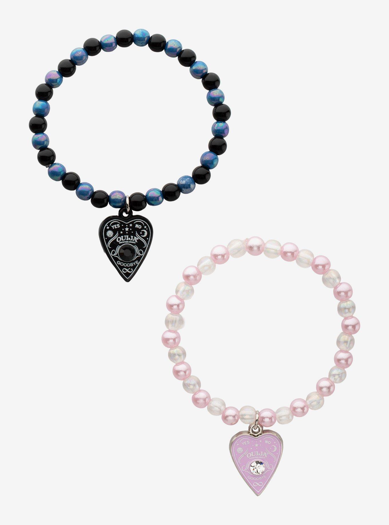 Ouija Planchette Best Friend Bead Bracelet Set, , alternate - view 3