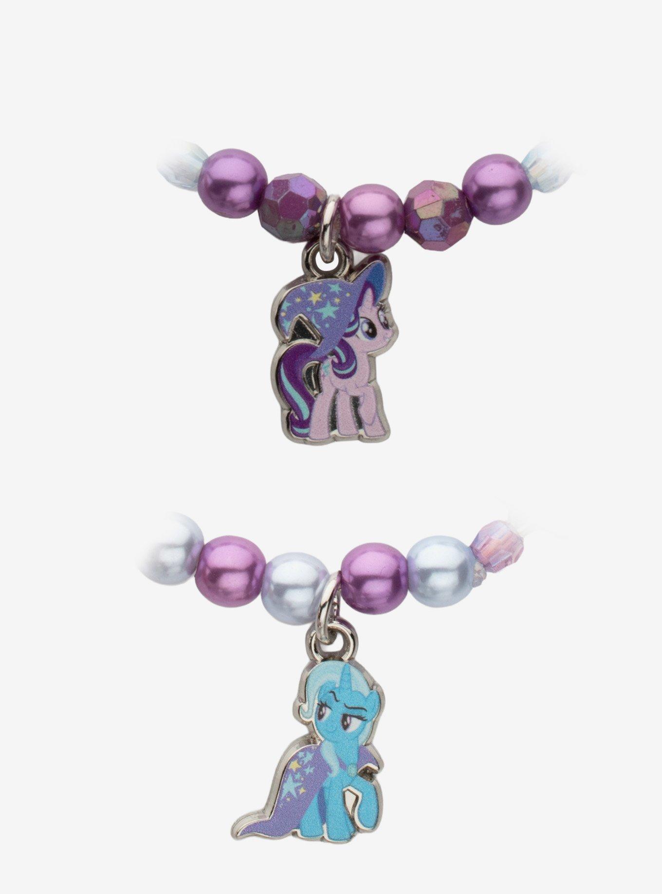 My Little Pony Trixie Lulamoon & Starlight Glimmer Best Friend Bead Bracelet Set, , hi-res