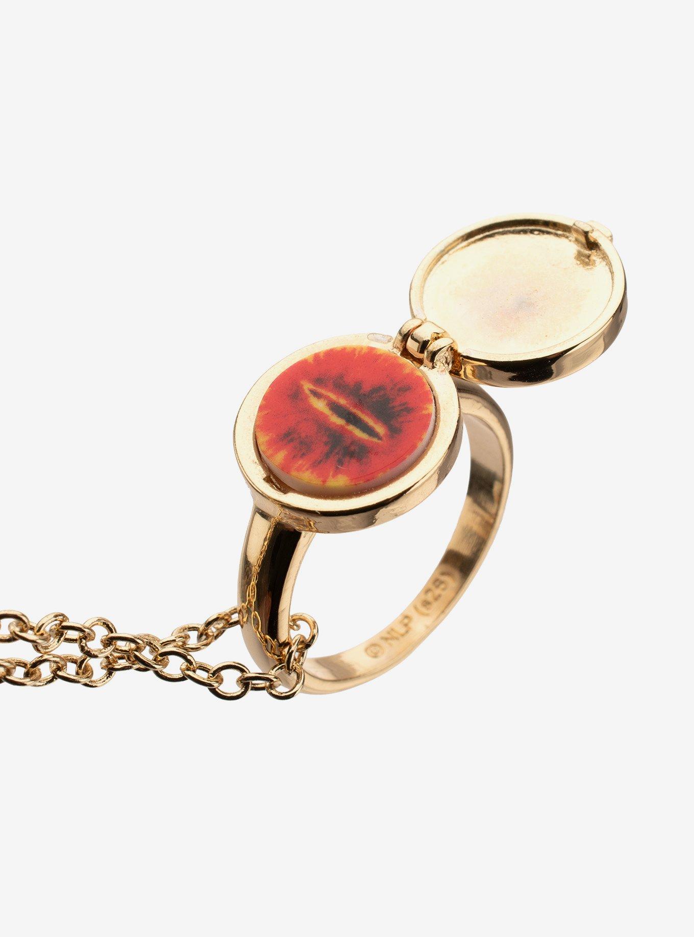 The Lord Of The Rings One Ring Sauron Necklace, , alternate - view 3